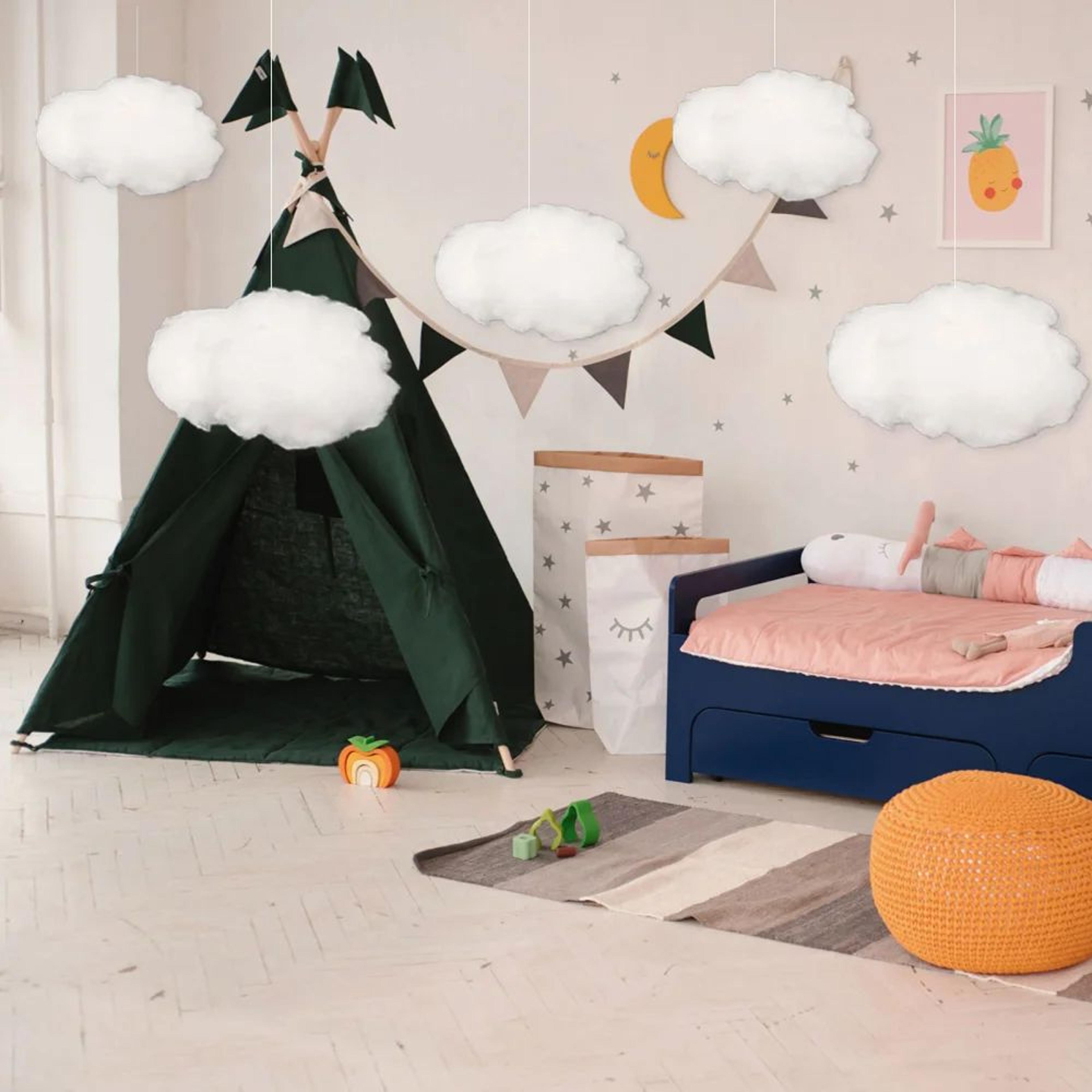 Dreamy Floating Cloud Ceiling Decor Set 3D Artificial Cloud Room Decoration 3