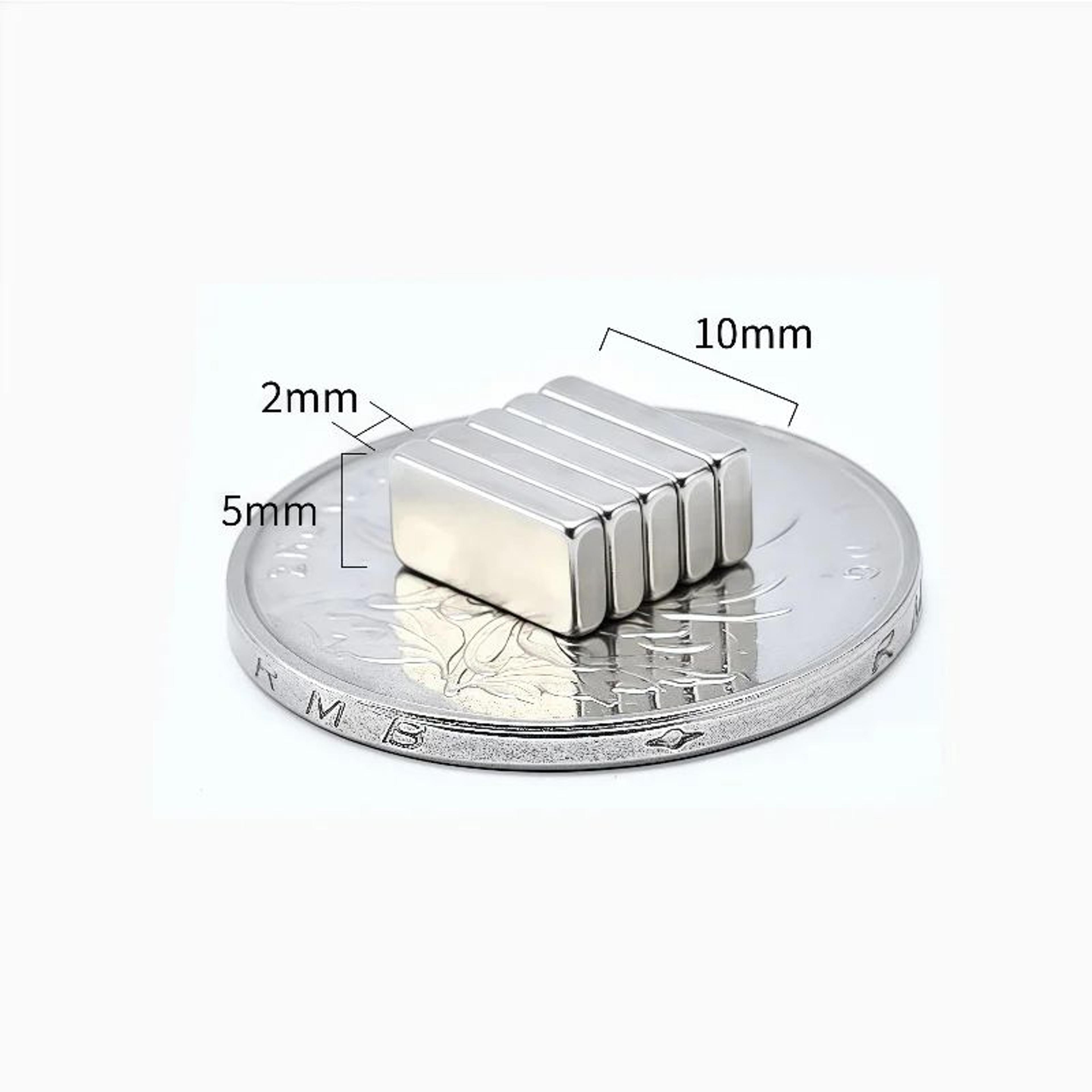 N52 Strong Neodymium Magnet Set Heavy Duty Square Magnets Pack 4