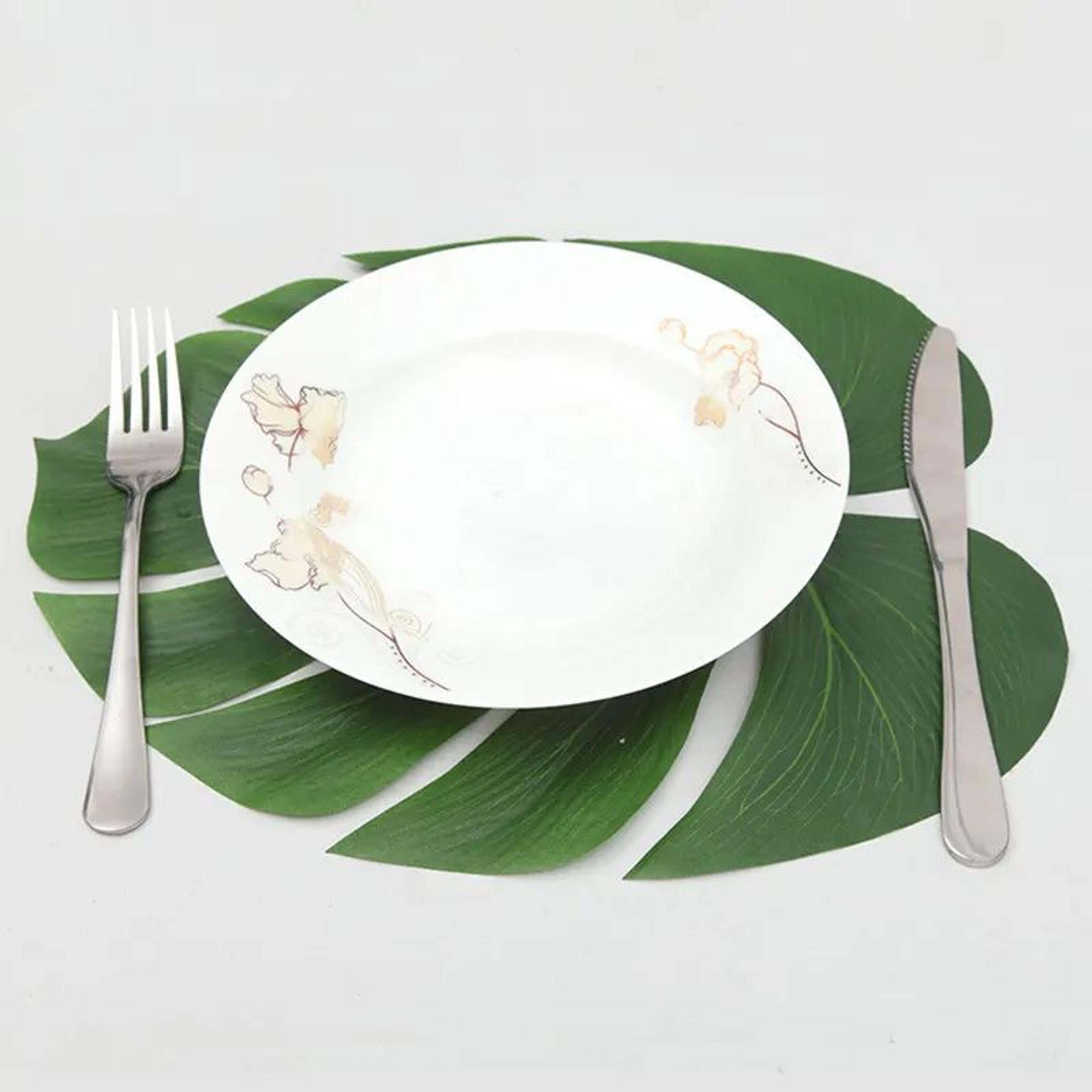 Artificial Tropical Palm Leaves Set Hawaiian Party Decor 1