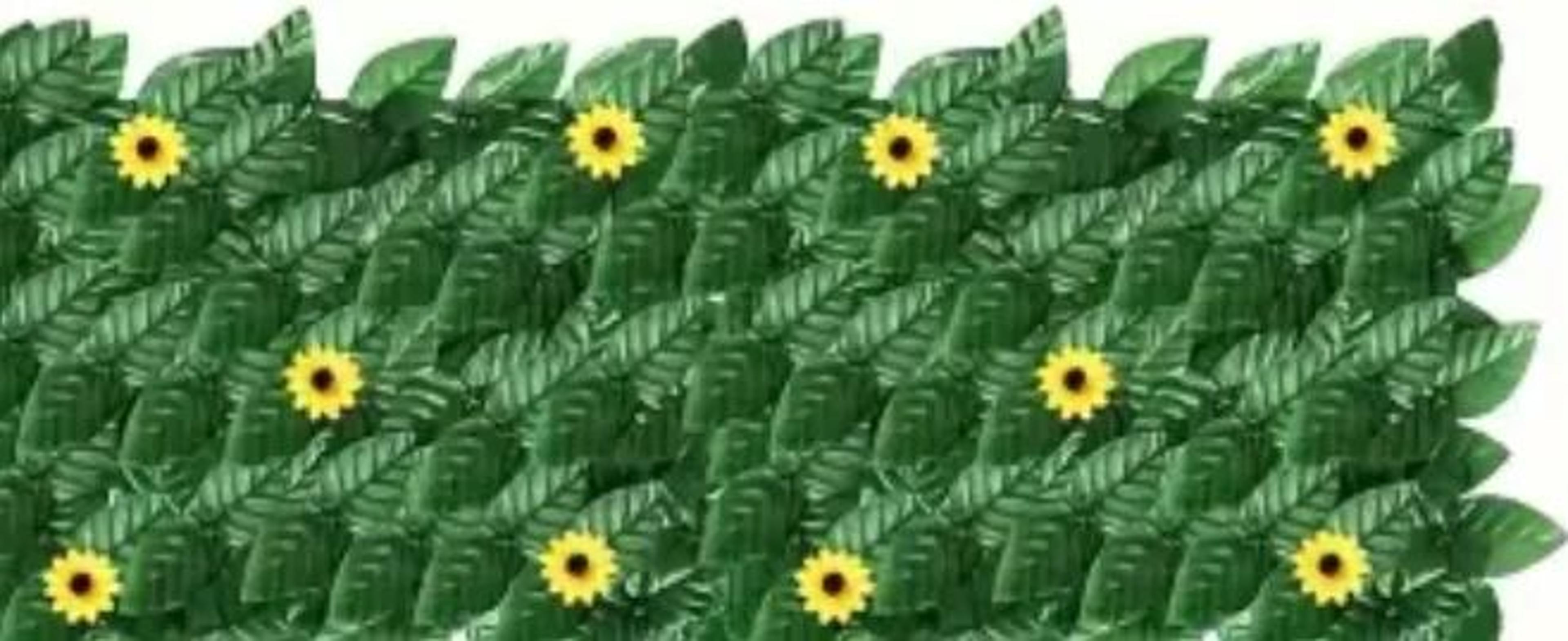 Artificial Ivy Privacy Fence With Sunflowers Outdoor Garden Wall Decor Screen 7