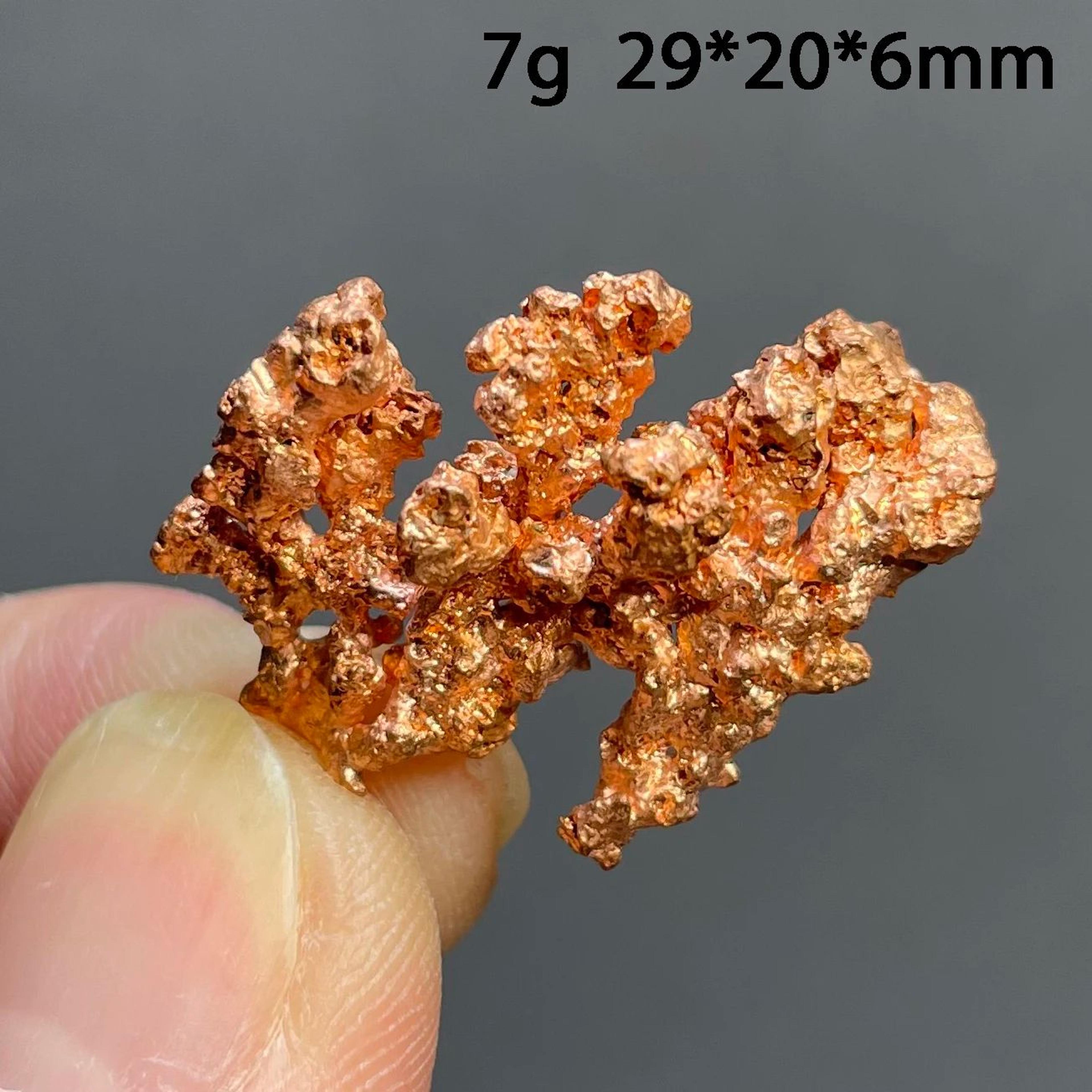 Natural Native Copper Crystal Cluster Quartz Mineral Specimen Decor 1