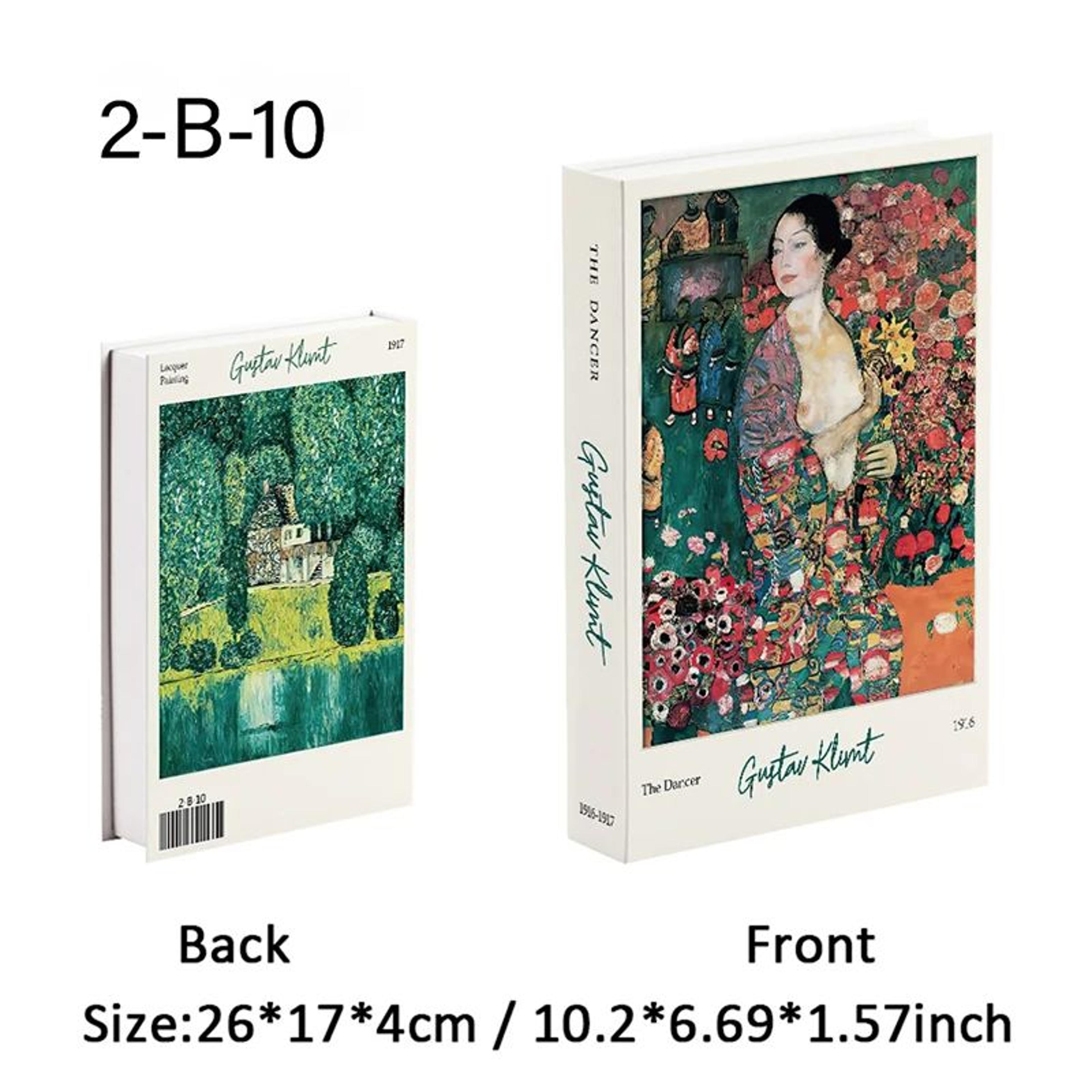 Luxury Decorative Book Storage Box Hidden Storage Art Book Decor For Home Styling 5