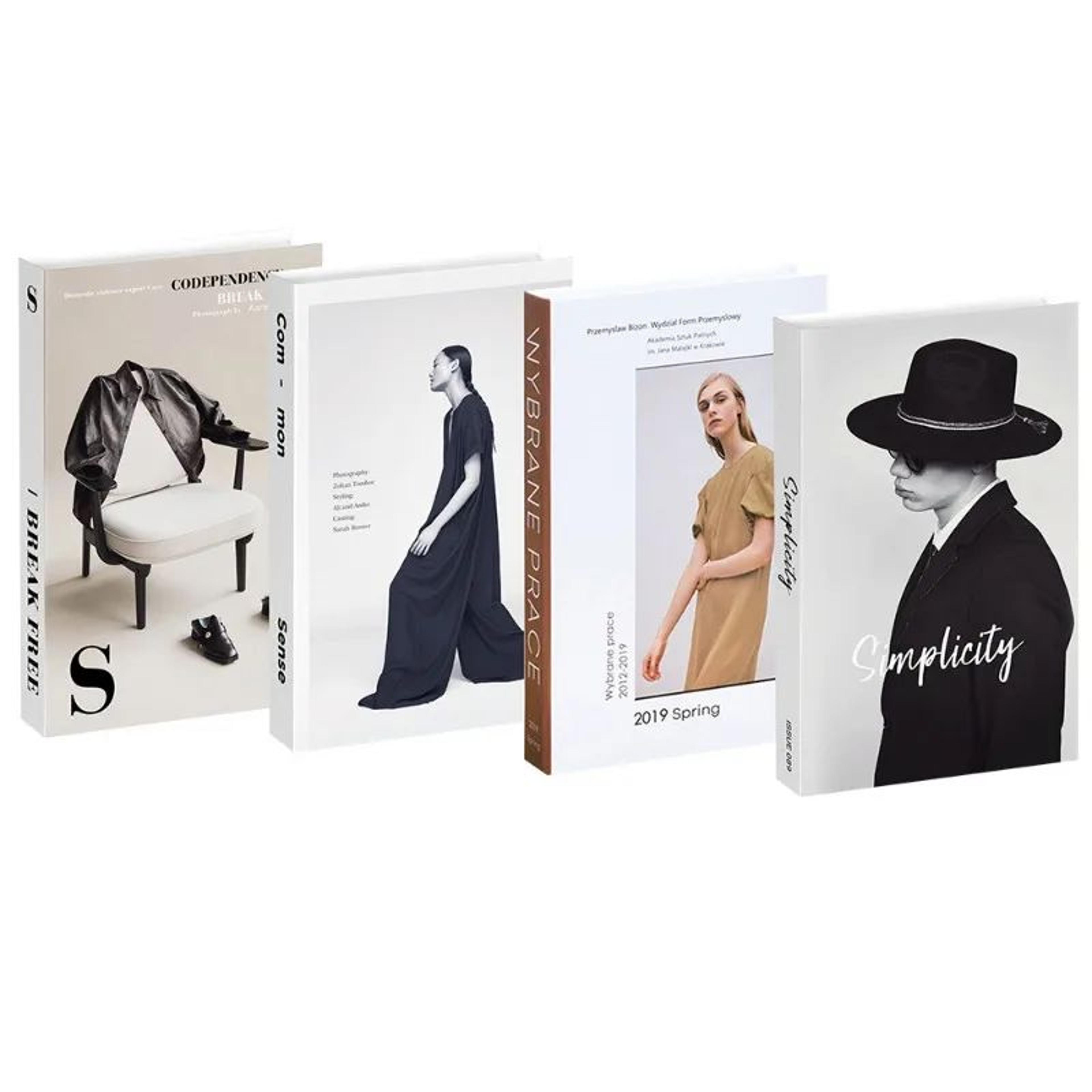 Decorative Fake Book Set Modern Aesthetic Books For Coffee Table And Shelf Decor 2