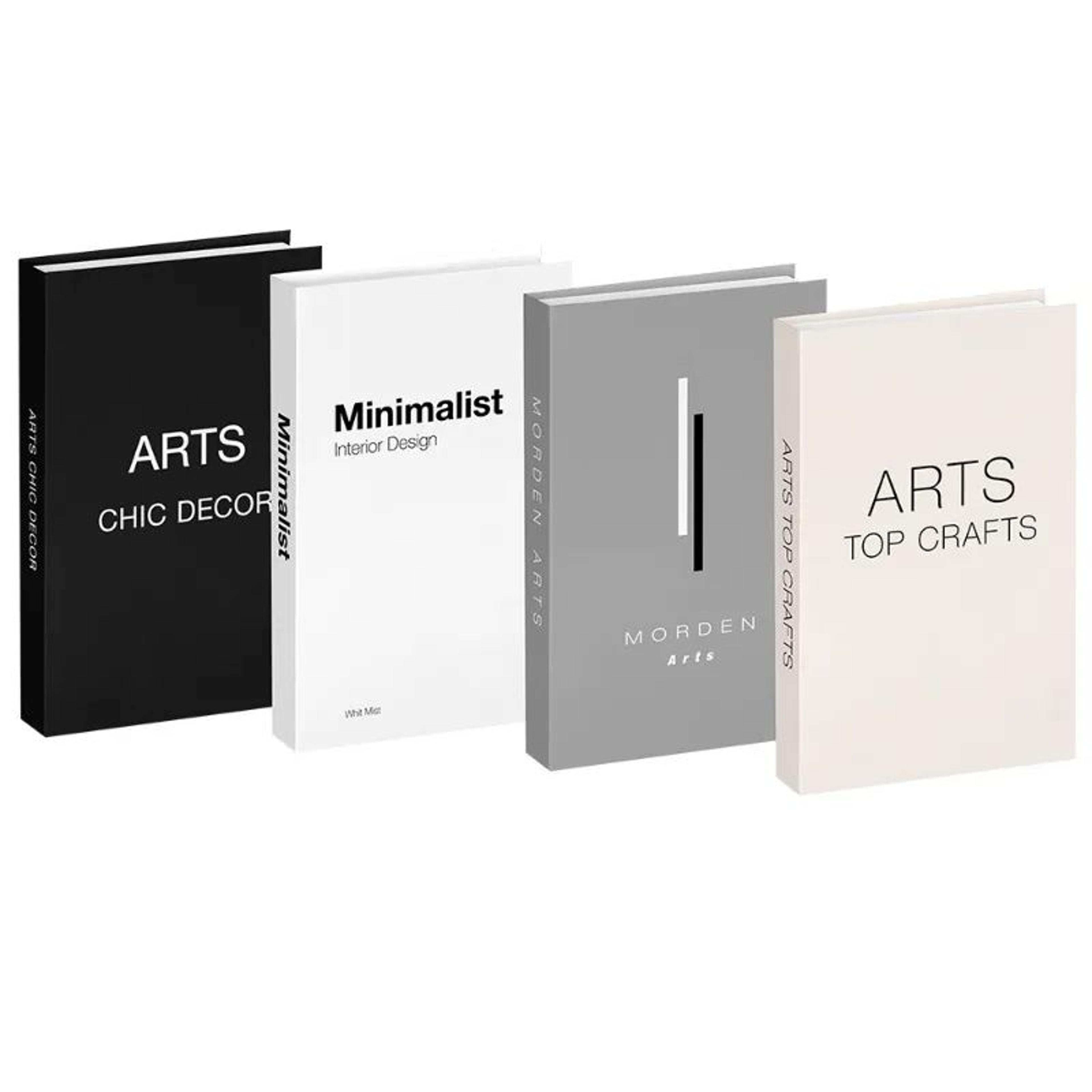 Decorative Fake Book Set Modern Aesthetic Books For Coffee Table And Shelf Decor 16