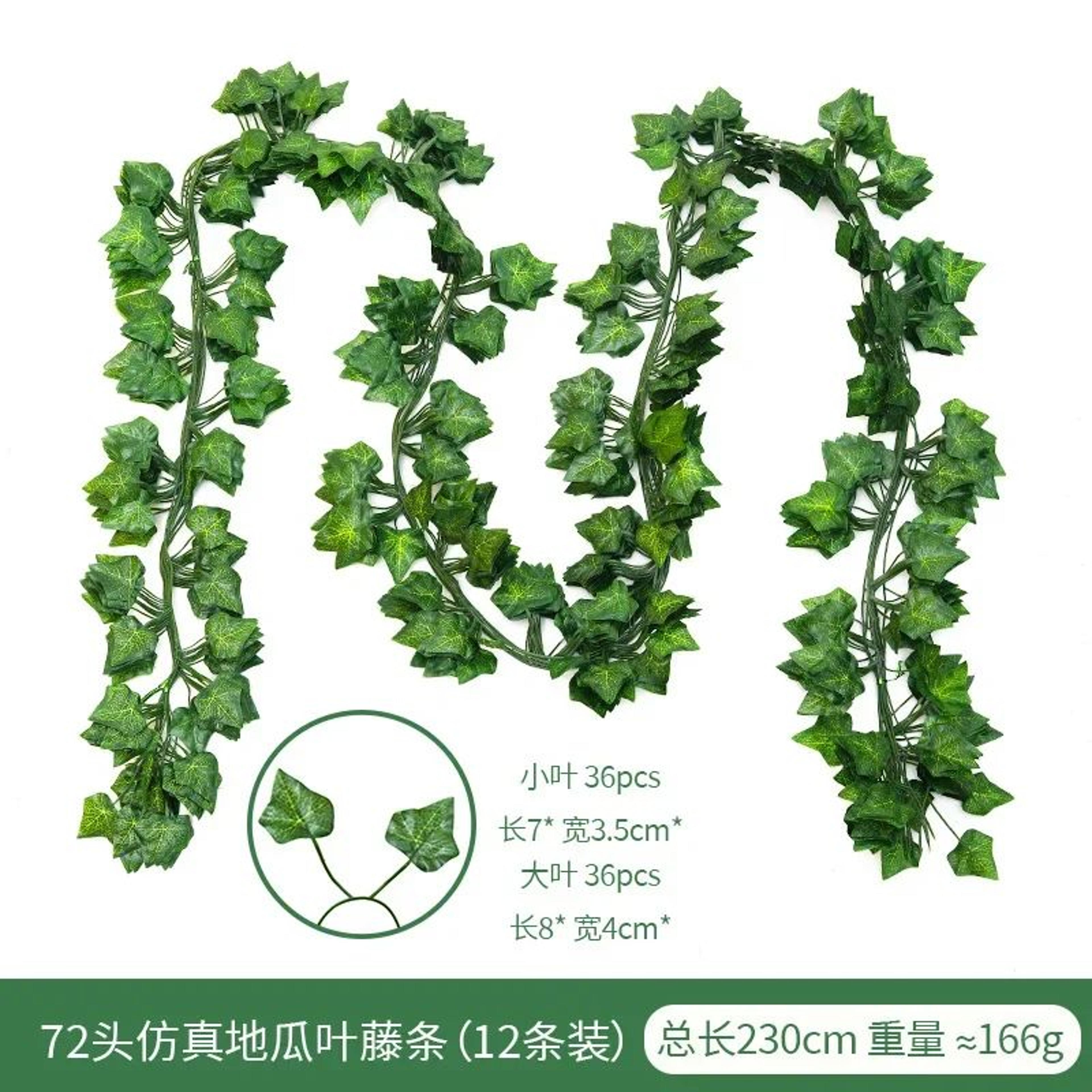 EverGreen Ivy Leaf Vine Artificial Plant Hanging Decor 8