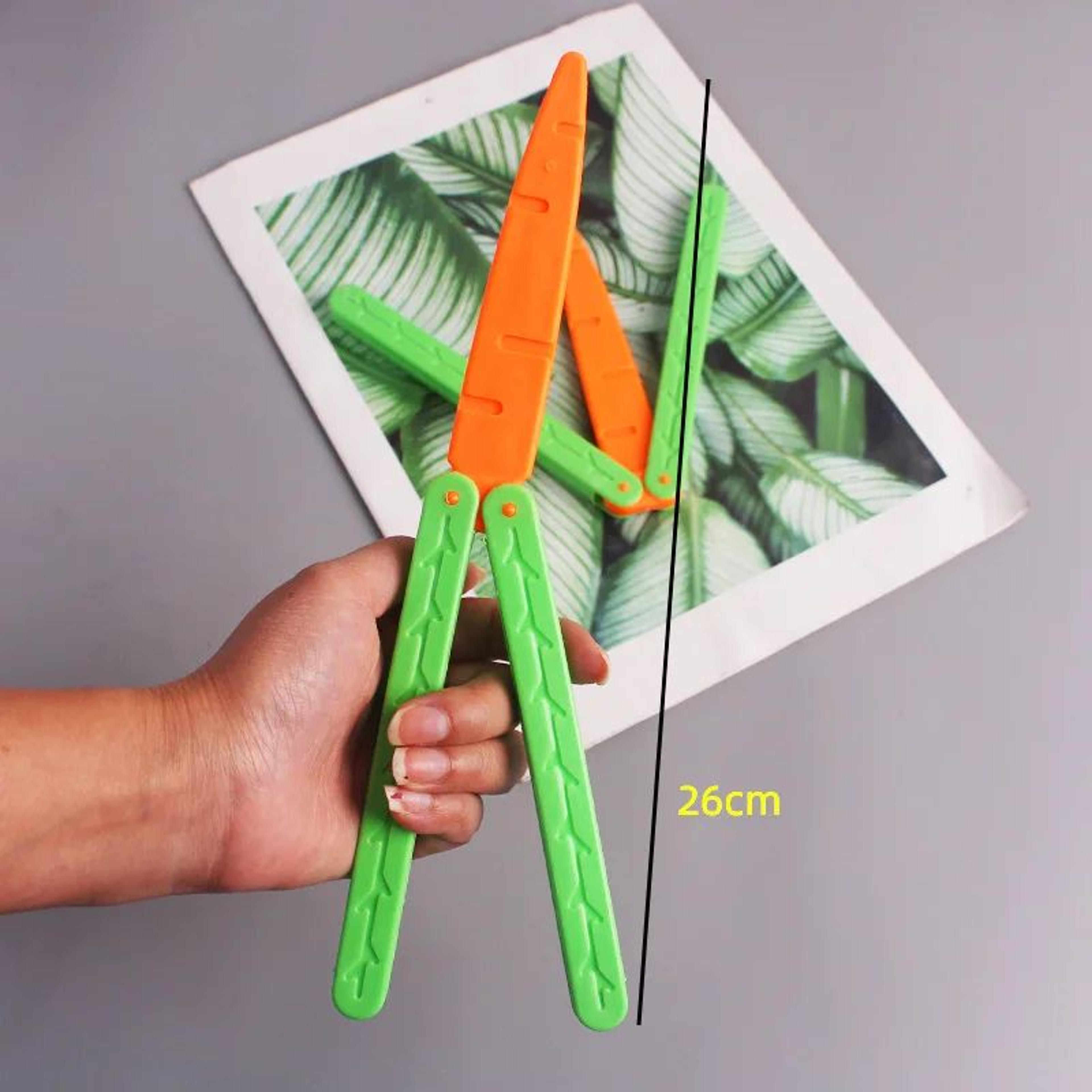 Carrot Fidget Toy Gravity Flip Stress Relief Desk Toy Novelty Gift 15