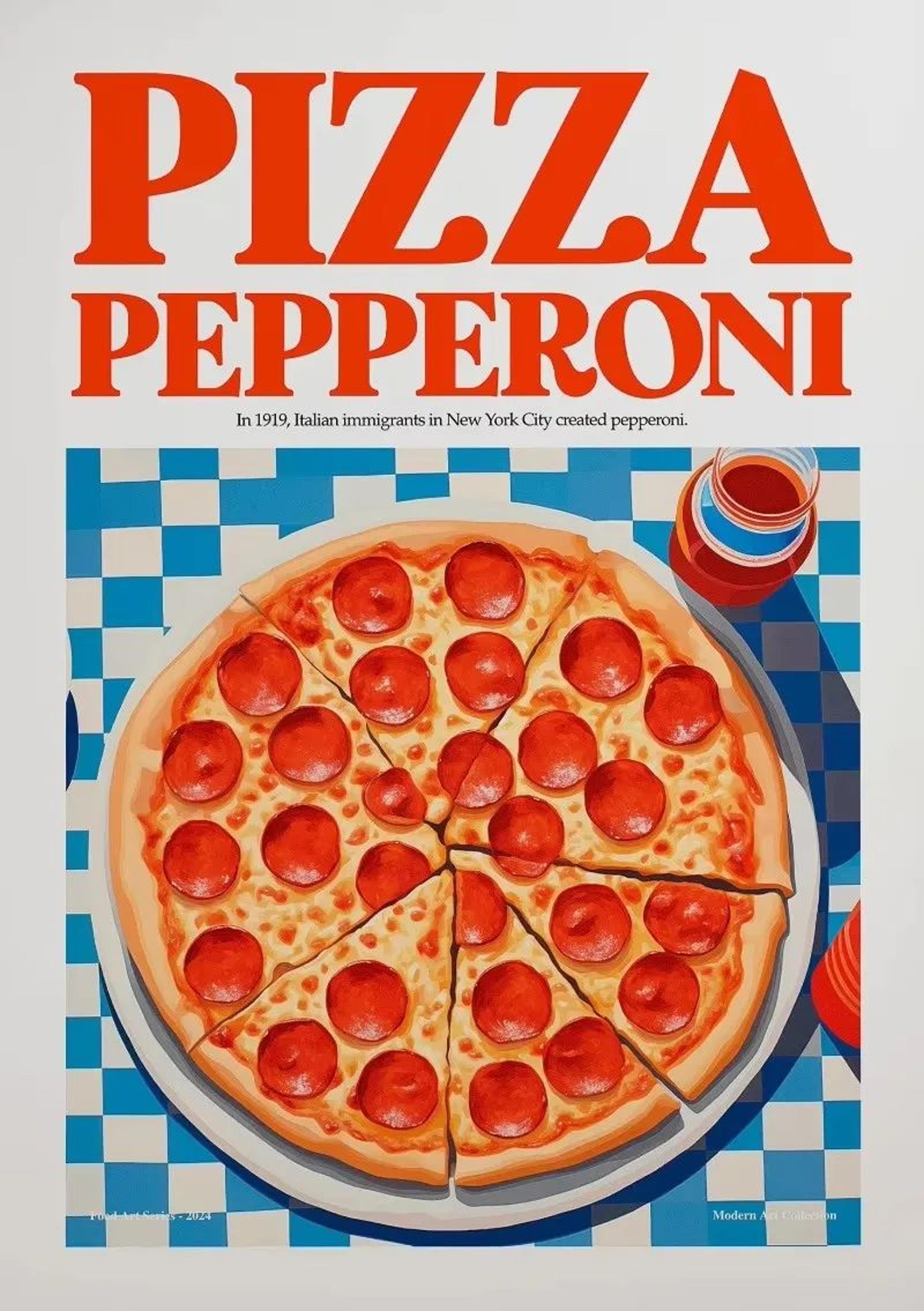 Italian Cocktail Food Wall Art Aperol Spritz Pizza Kitchen Canvas Decor 24