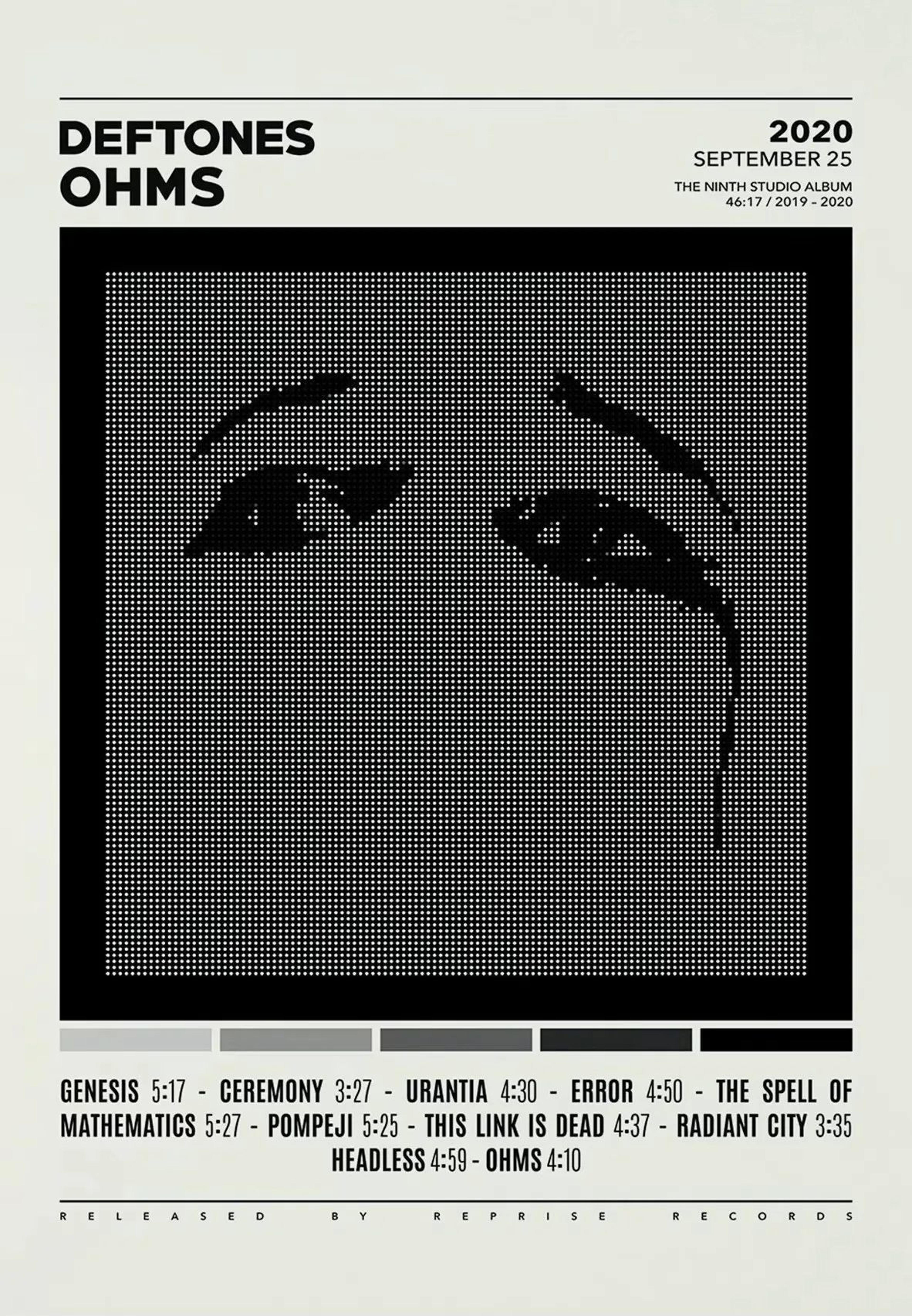 Deftones Album Cover Poster Canvas Music Wall Art Room Decor 10