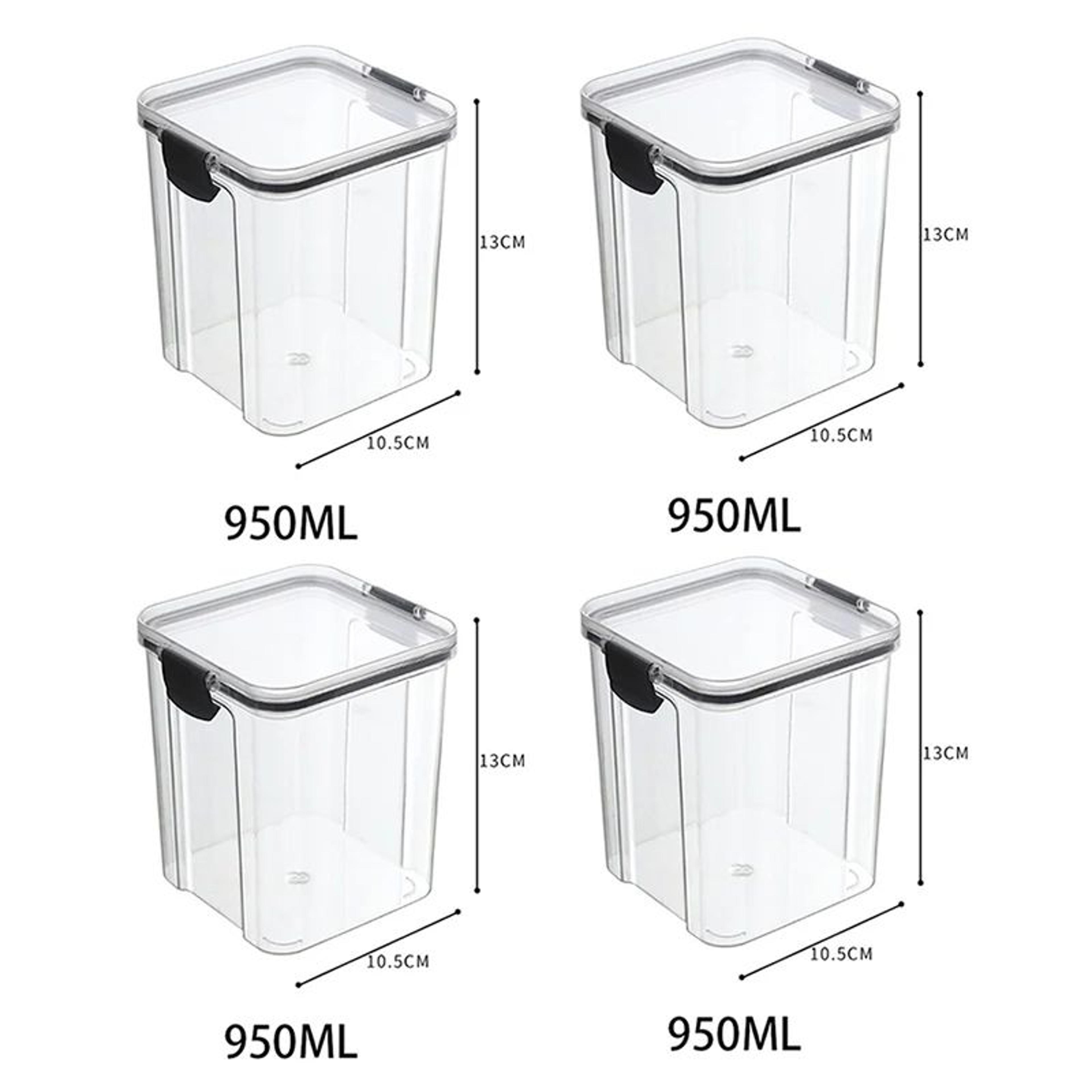 StackSeal 5 Piece Airtight Food Storage Container Set 14