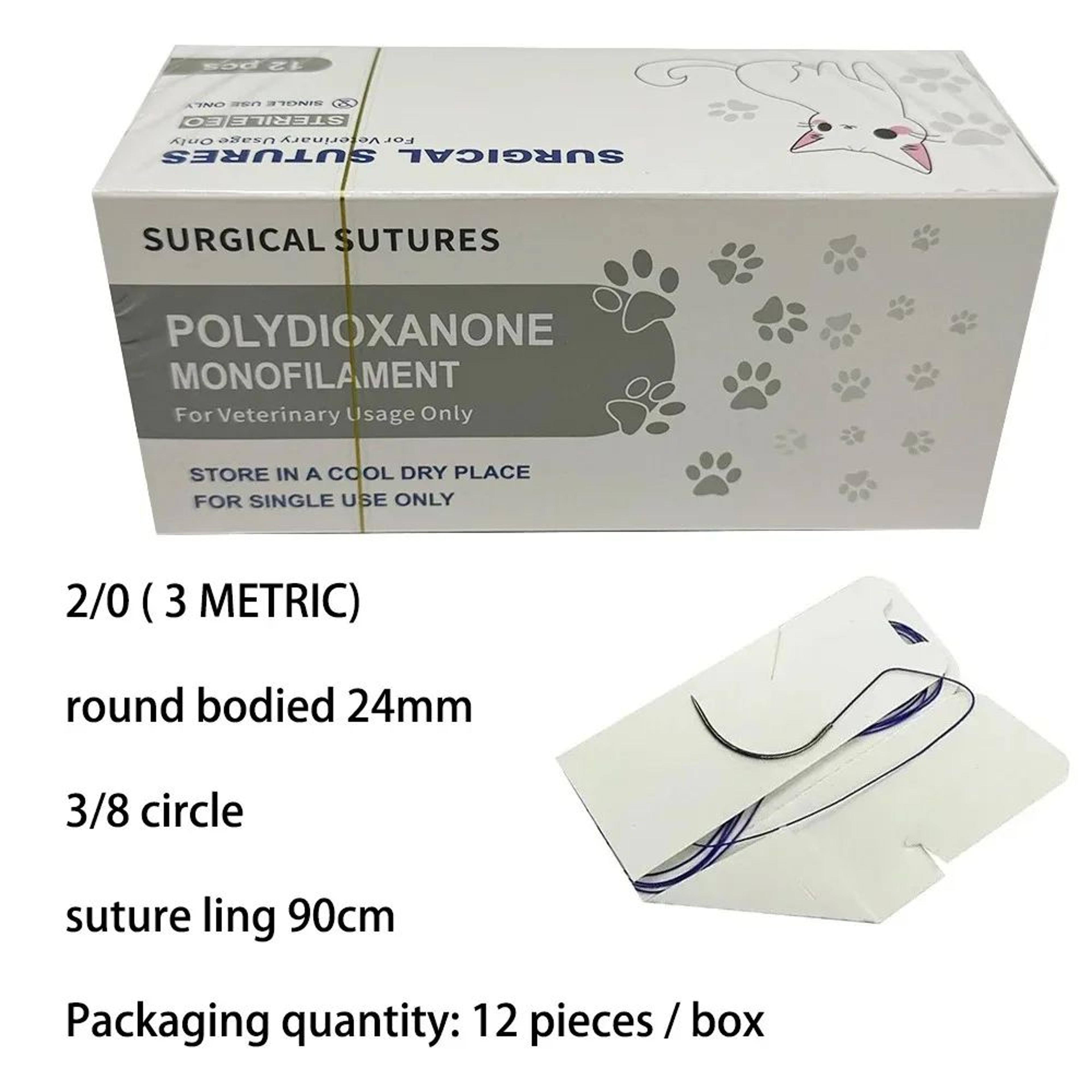 Veterinary Absorbable Suture Thread Set With Needle For Training And Demonstration 14