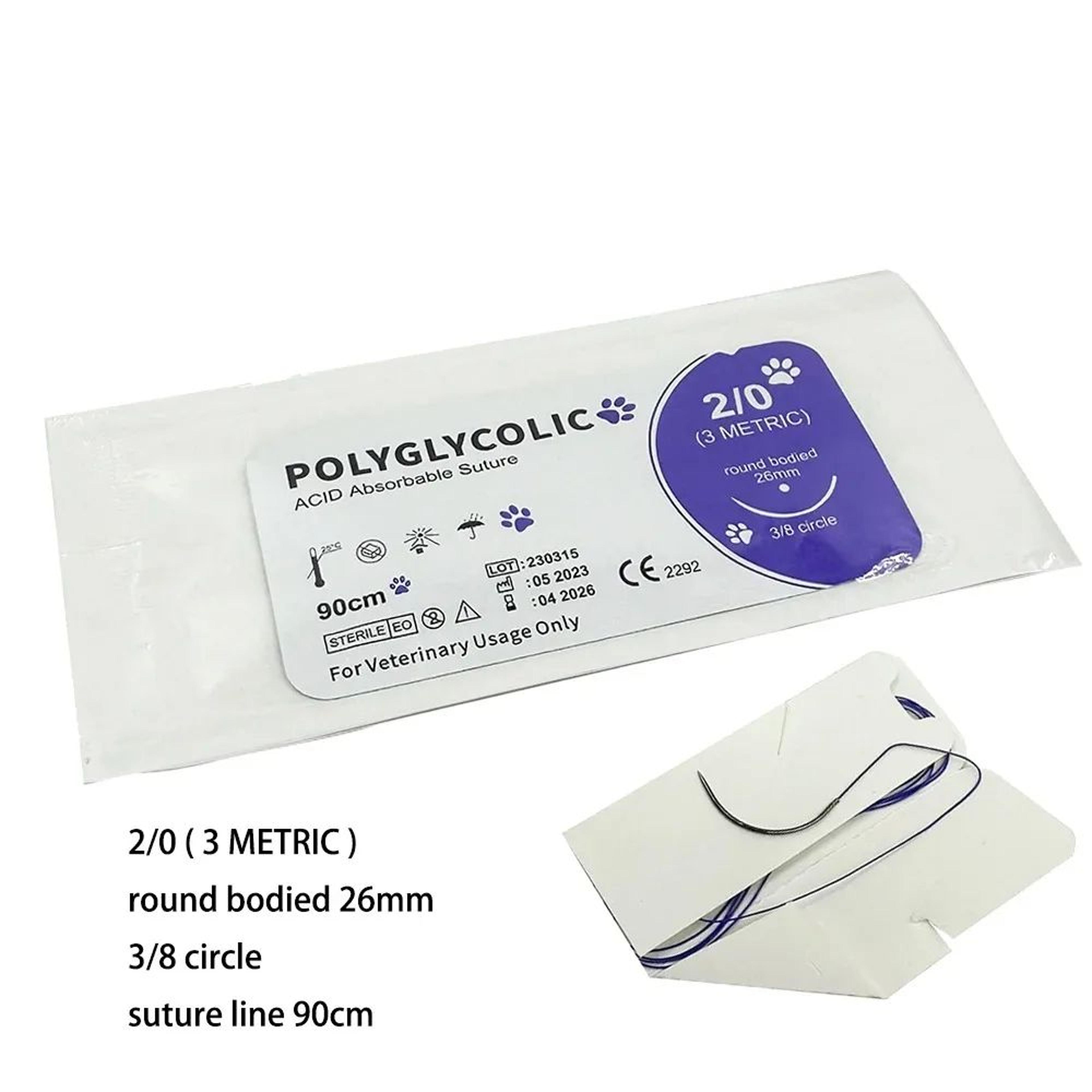 Veterinary Absorbable Suture Thread Set With Needle For Training And Demonstration 15