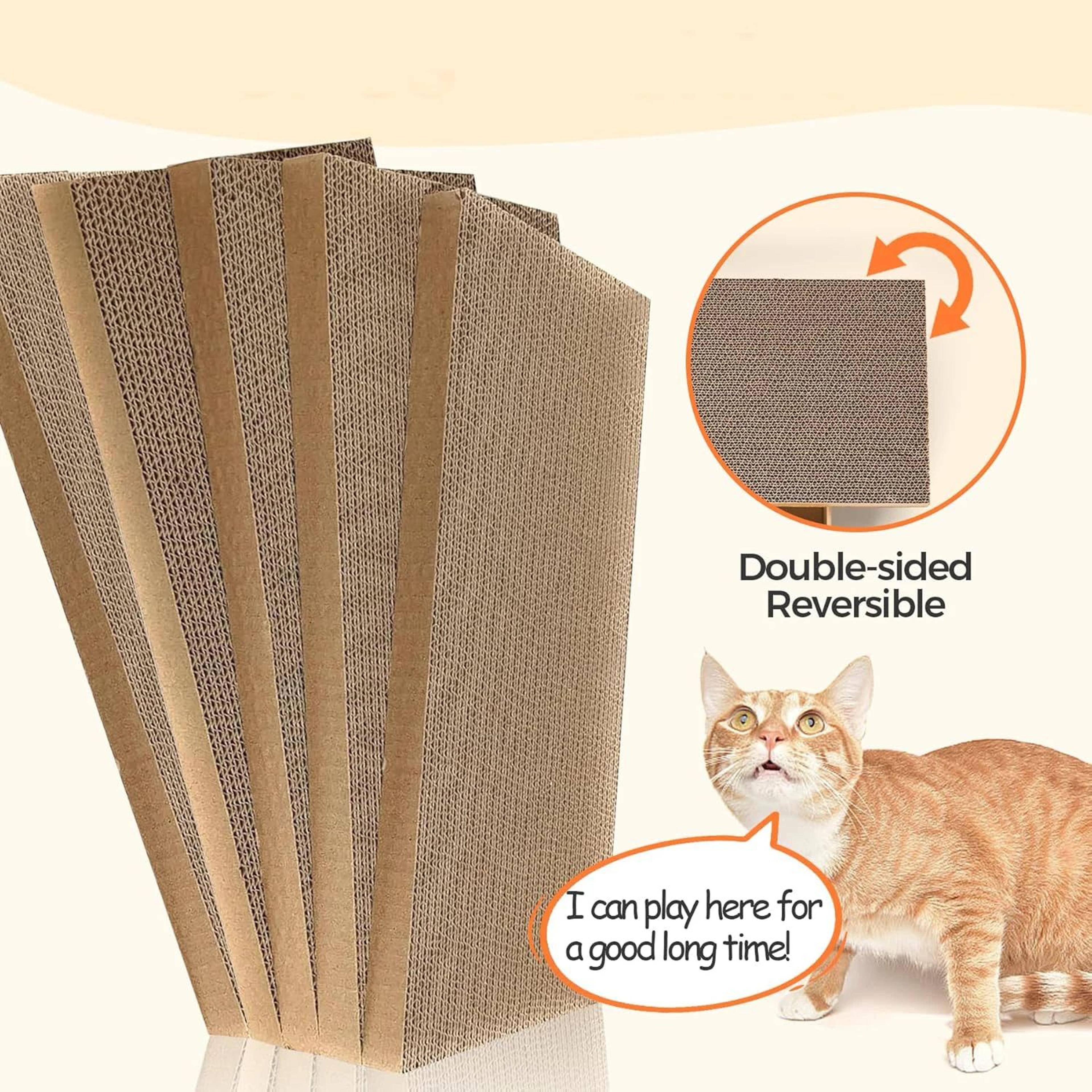 CozyNest Cardboard Cat Scratcher Bed 2