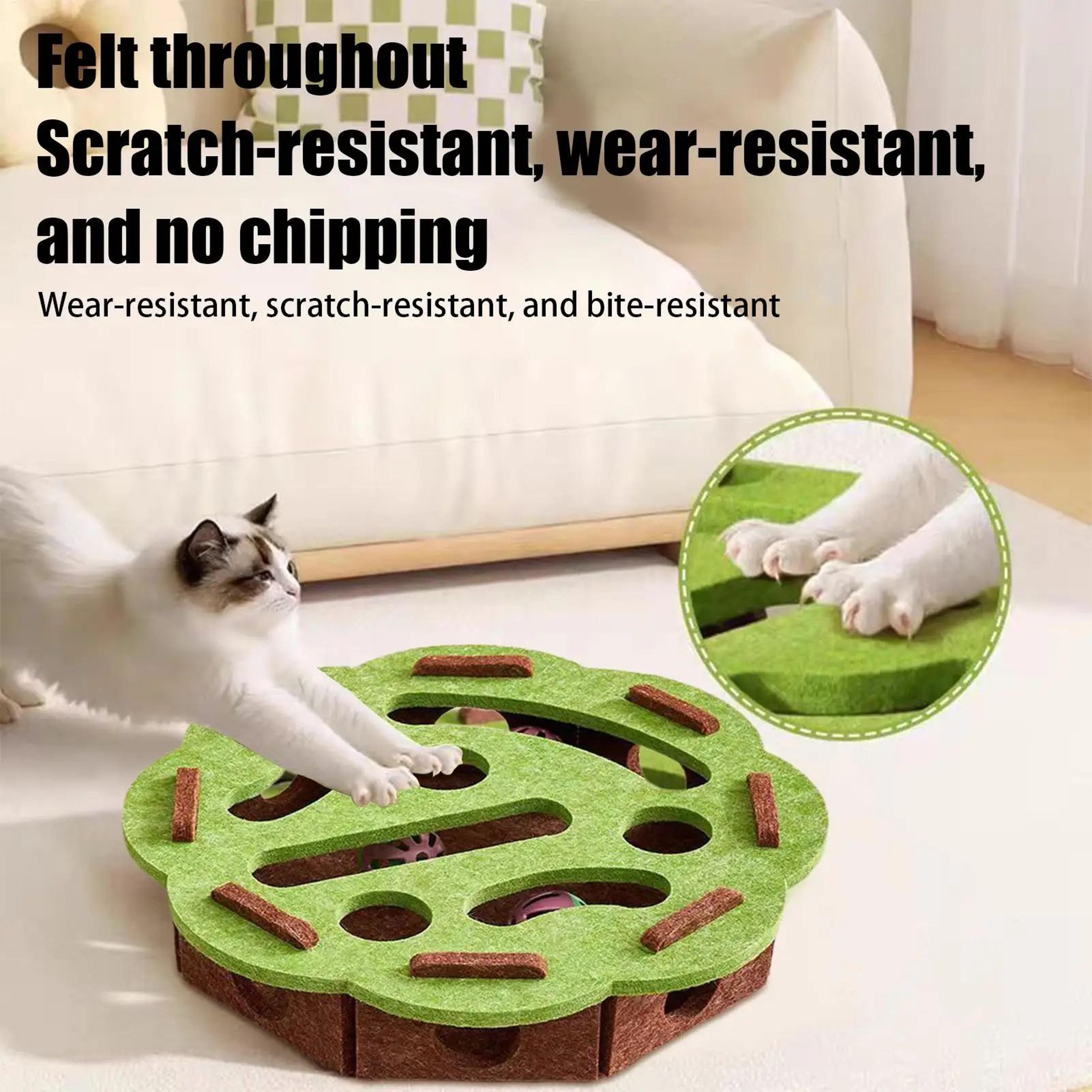 PuzzlePaws Felt Cat Maze Scratcher Toy 1