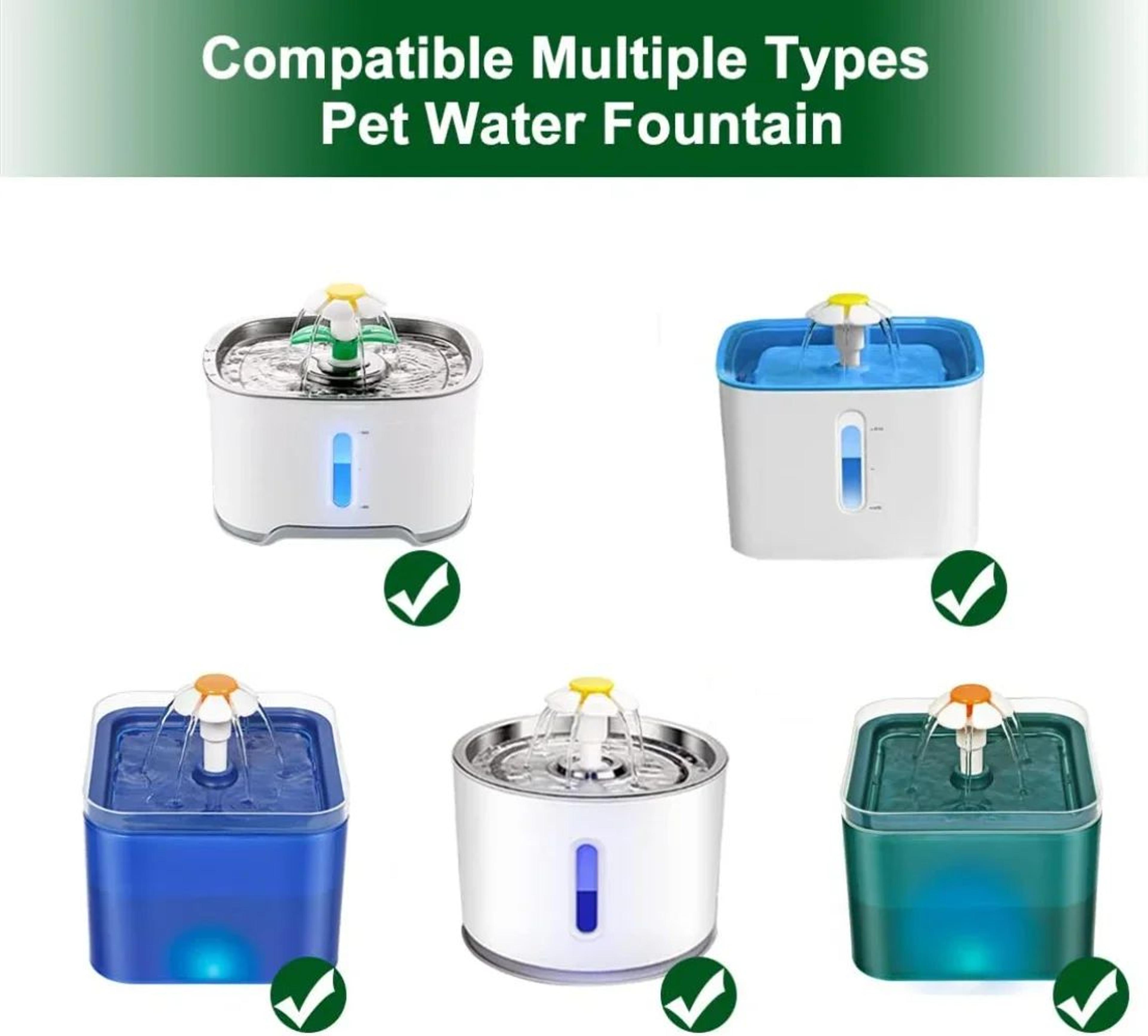 Pet Water Fountain Replacement Pump With LED Light 1