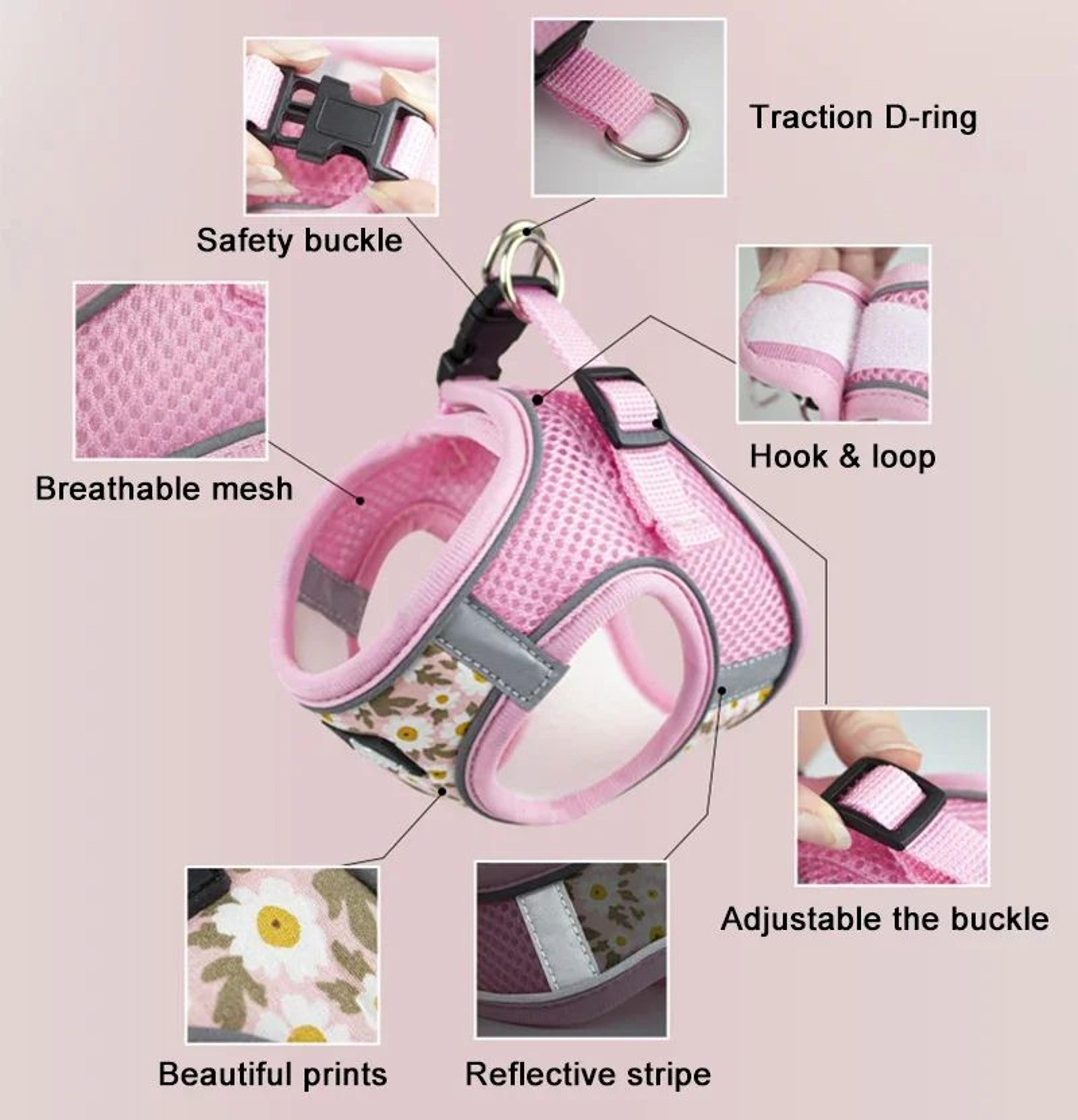 SafeWalk Reflective Escape Proof Cat Harness And Leash Set 1