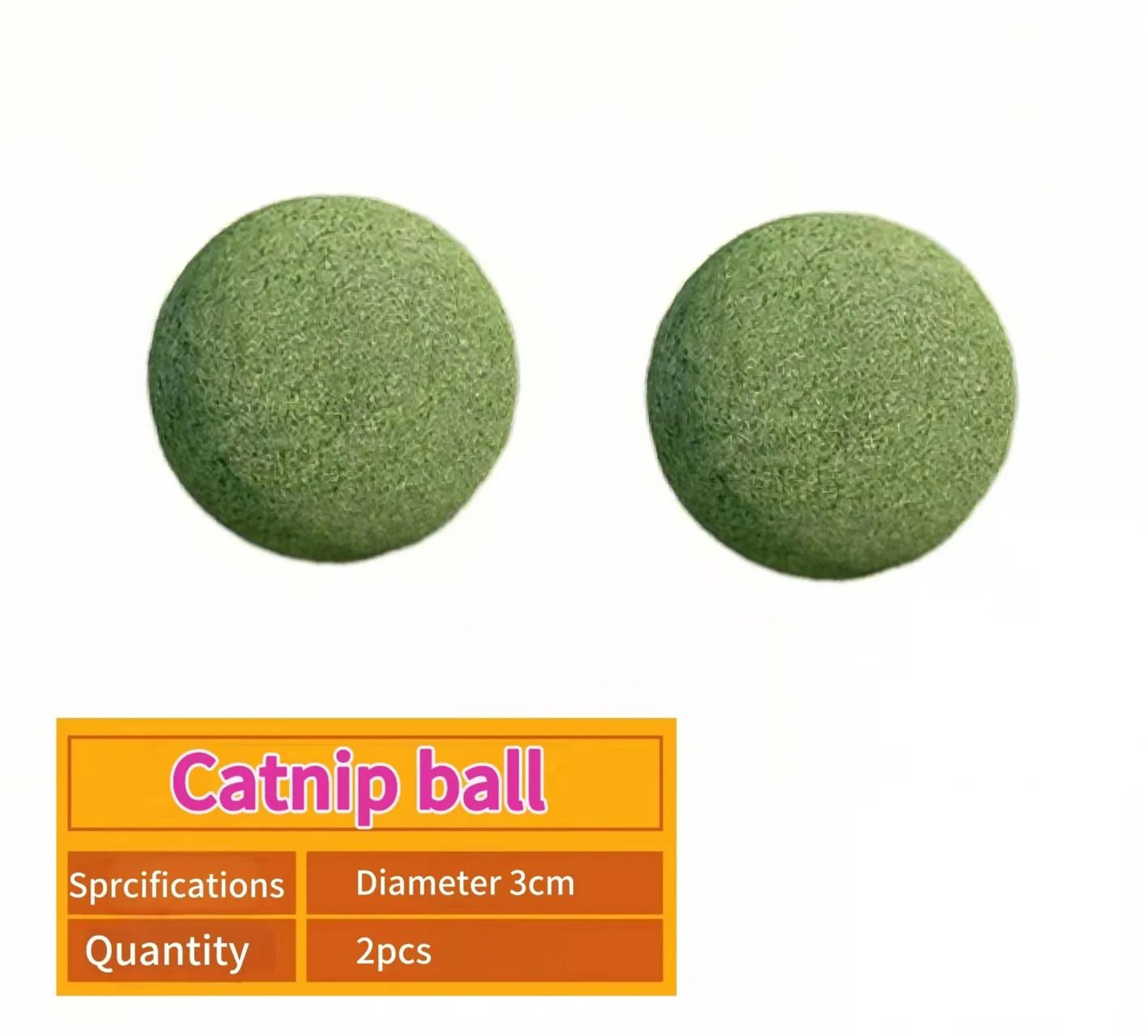Natural Catnip Wall Ball Toy For Dental Health And Stress Relief 9