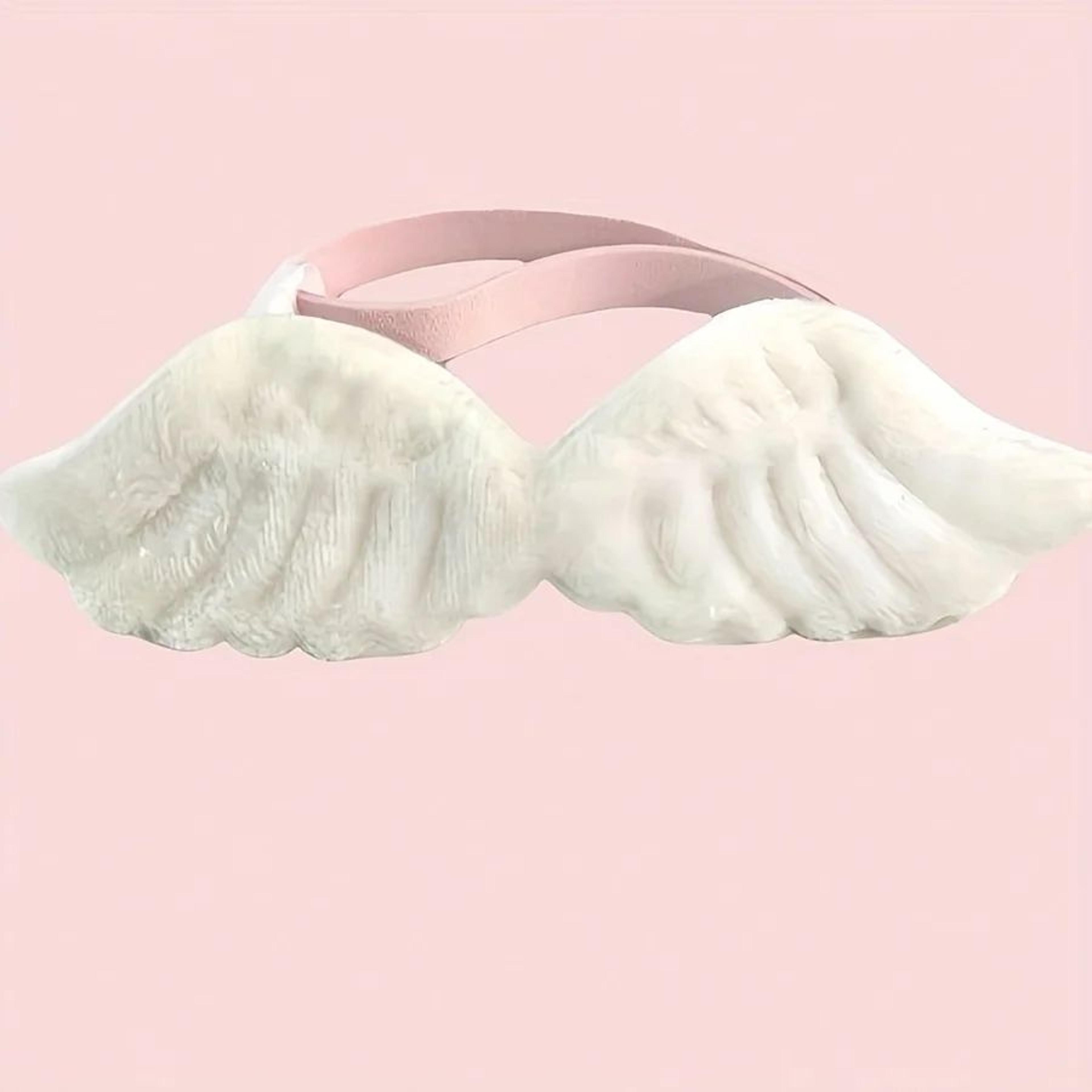 Pet Angel Wings Collar Costume With Bow Tie 5