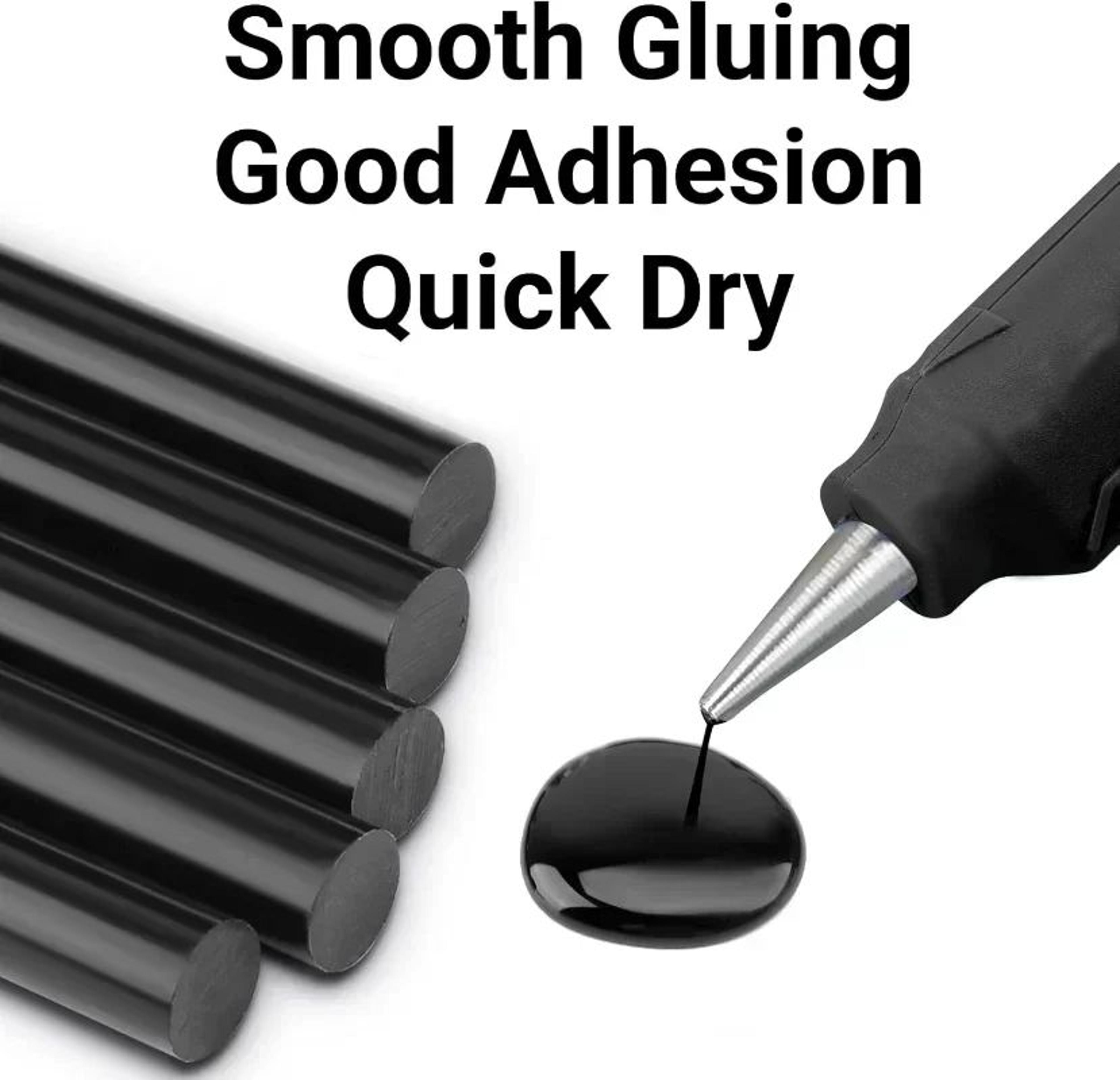Black Hot Melt Glue Sticks For Dent Repair DIY Crafts General Repairs 4