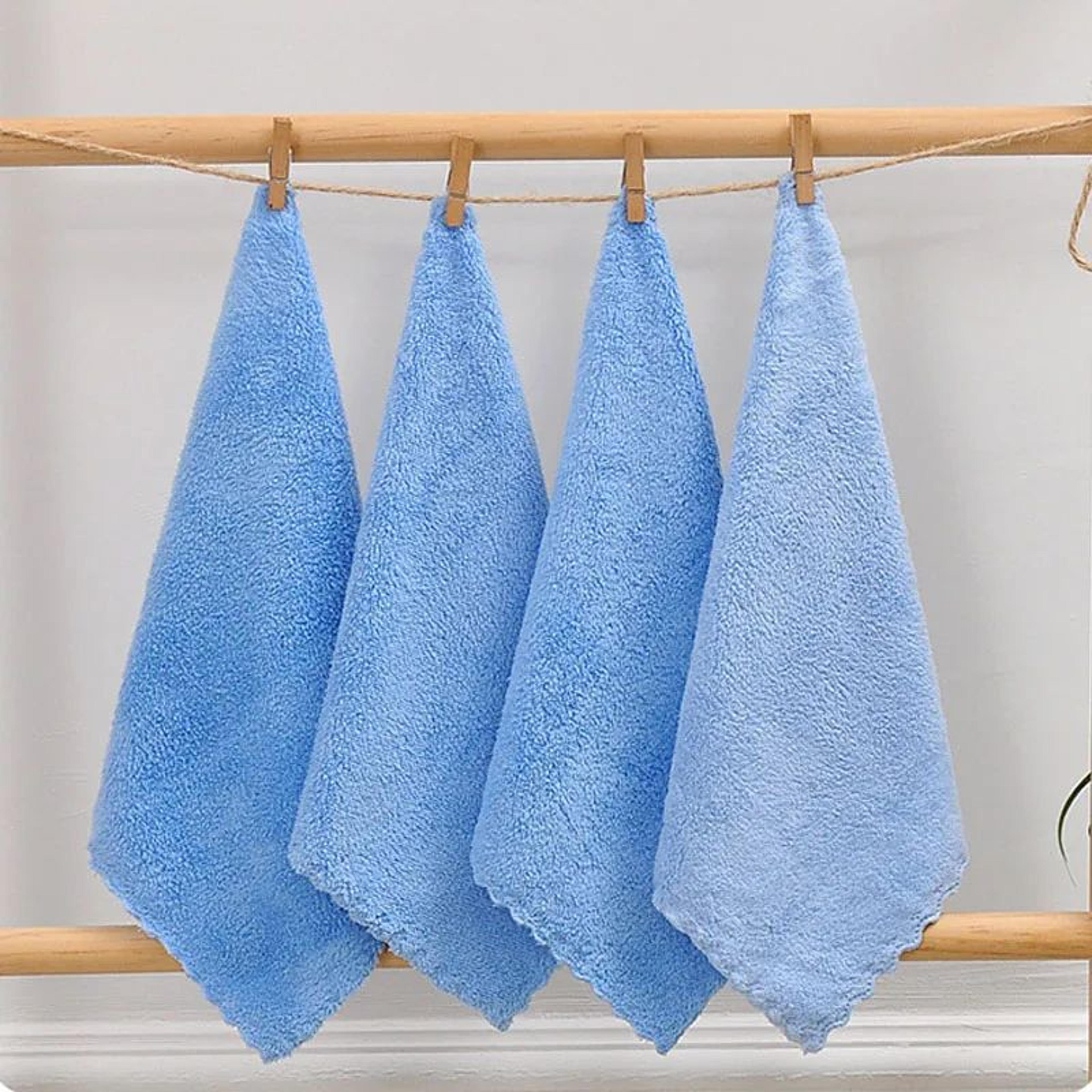 Coral Fleece Hand Towel Soft Absorbent Face And Kitchen Towel 6