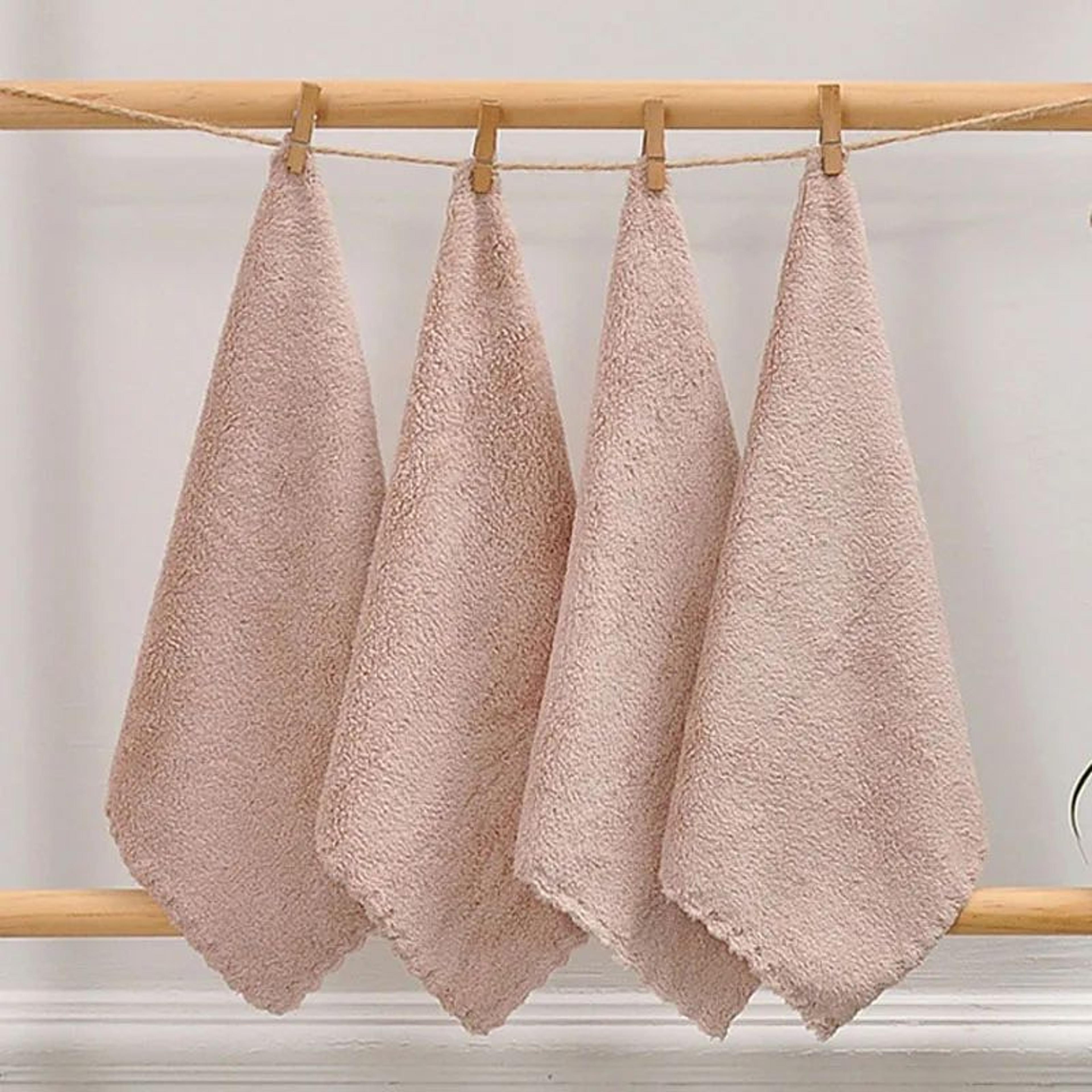 Coral Fleece Hand Towel Soft Absorbent Face And Kitchen Towel 8