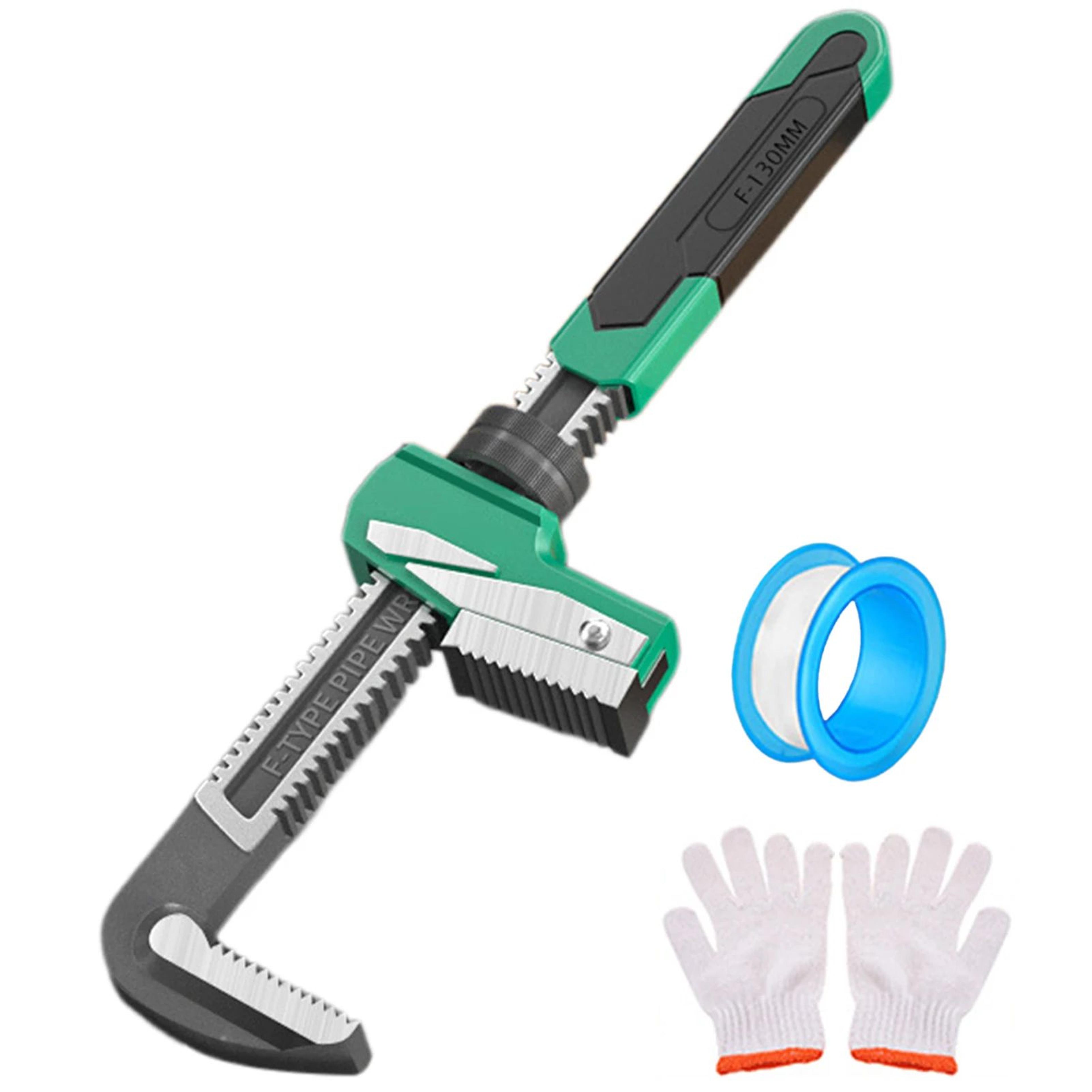 Wide Jaw Adjustable Wrench Heavy Duty Adjustable Spanner Tool 9