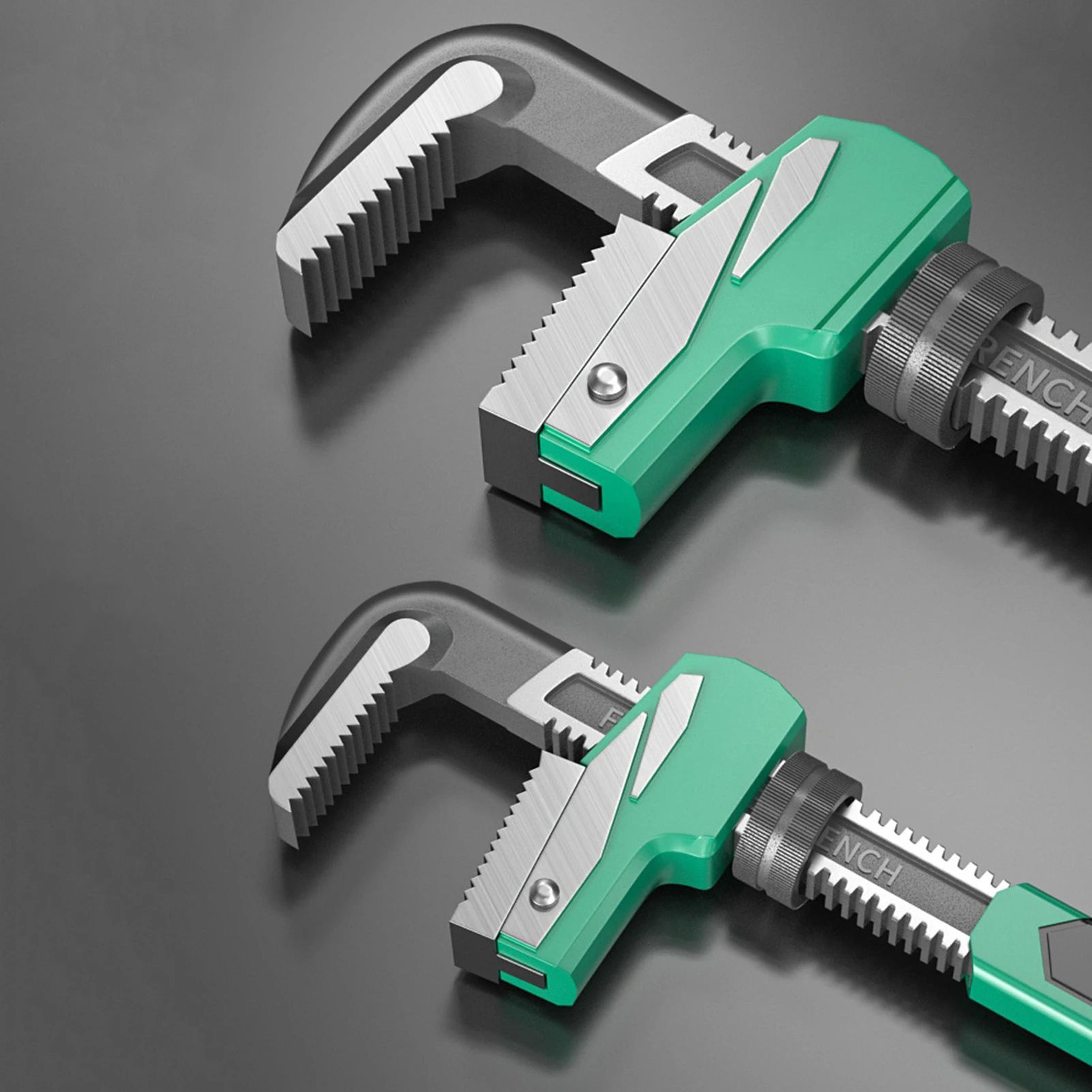 Wide Jaw Adjustable Wrench Heavy Duty Adjustable Spanner Tool 3