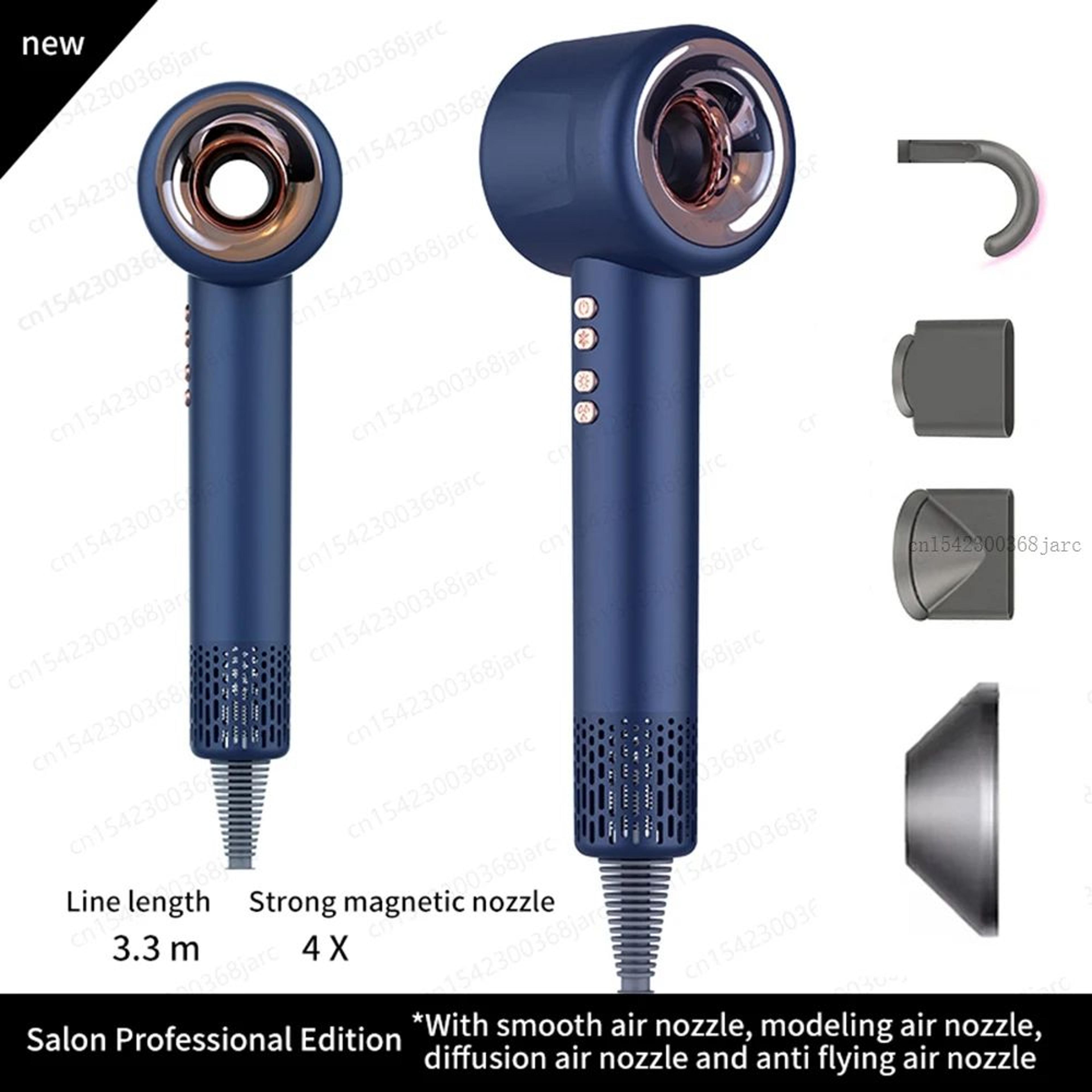 Leafless Ionic HairDryer Fast Dry Professional Blow Dryer 7