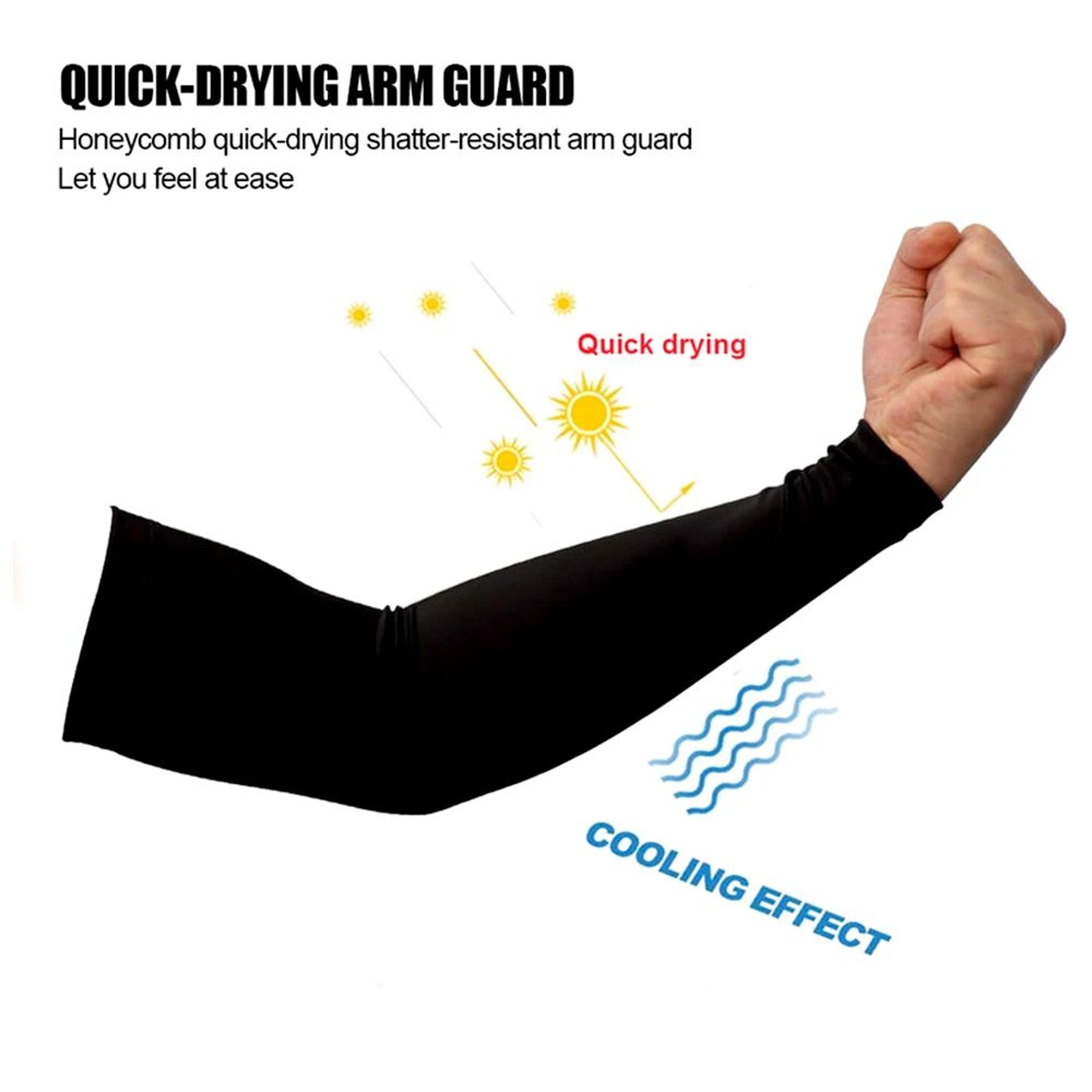 Quick Dry Sun Protection Arm Sleeves For Golf Cycling Running And Outdoor Sports 3