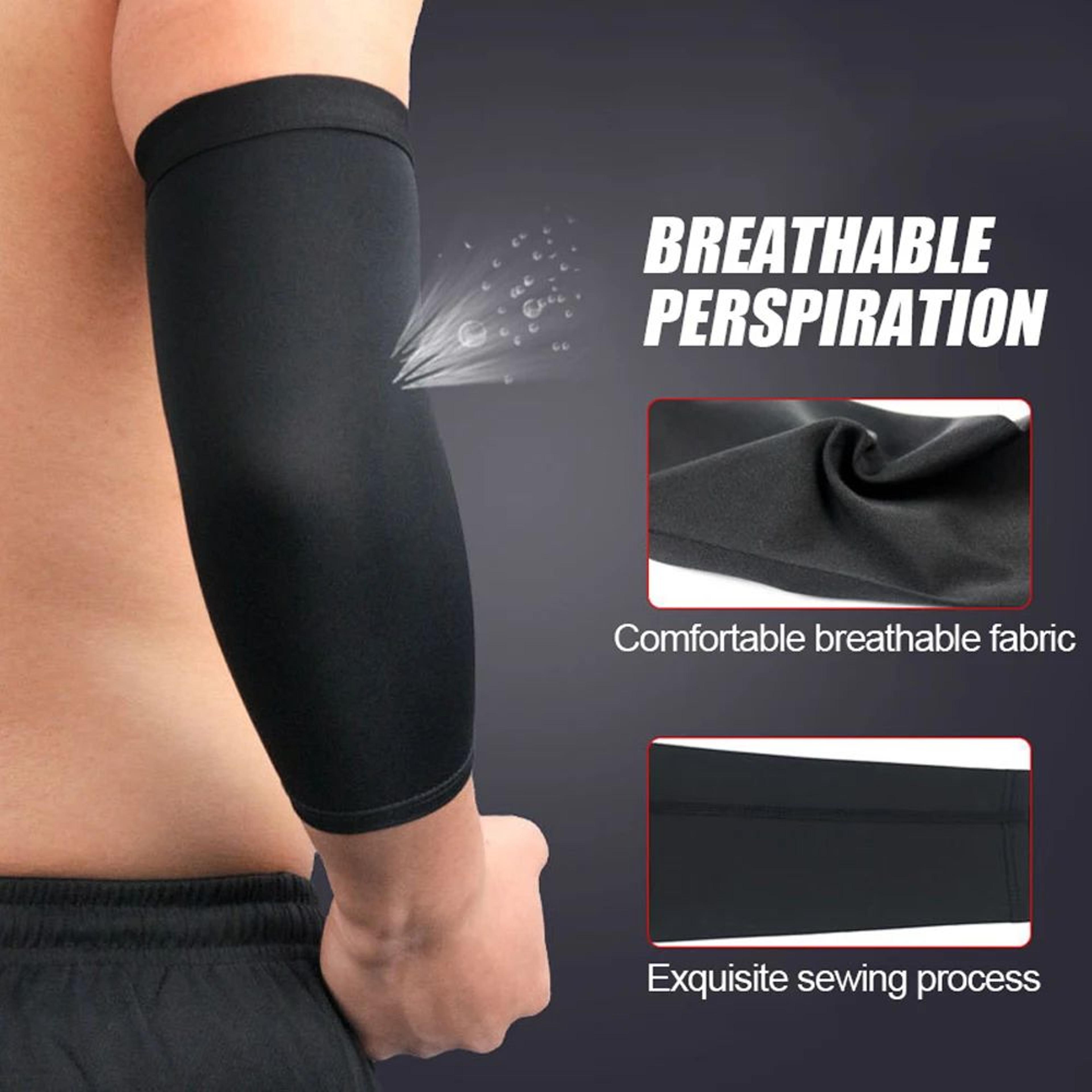 Breathable Compression Arm Sleeve With UV Sun Protection For Basketball Running And Fitness 4