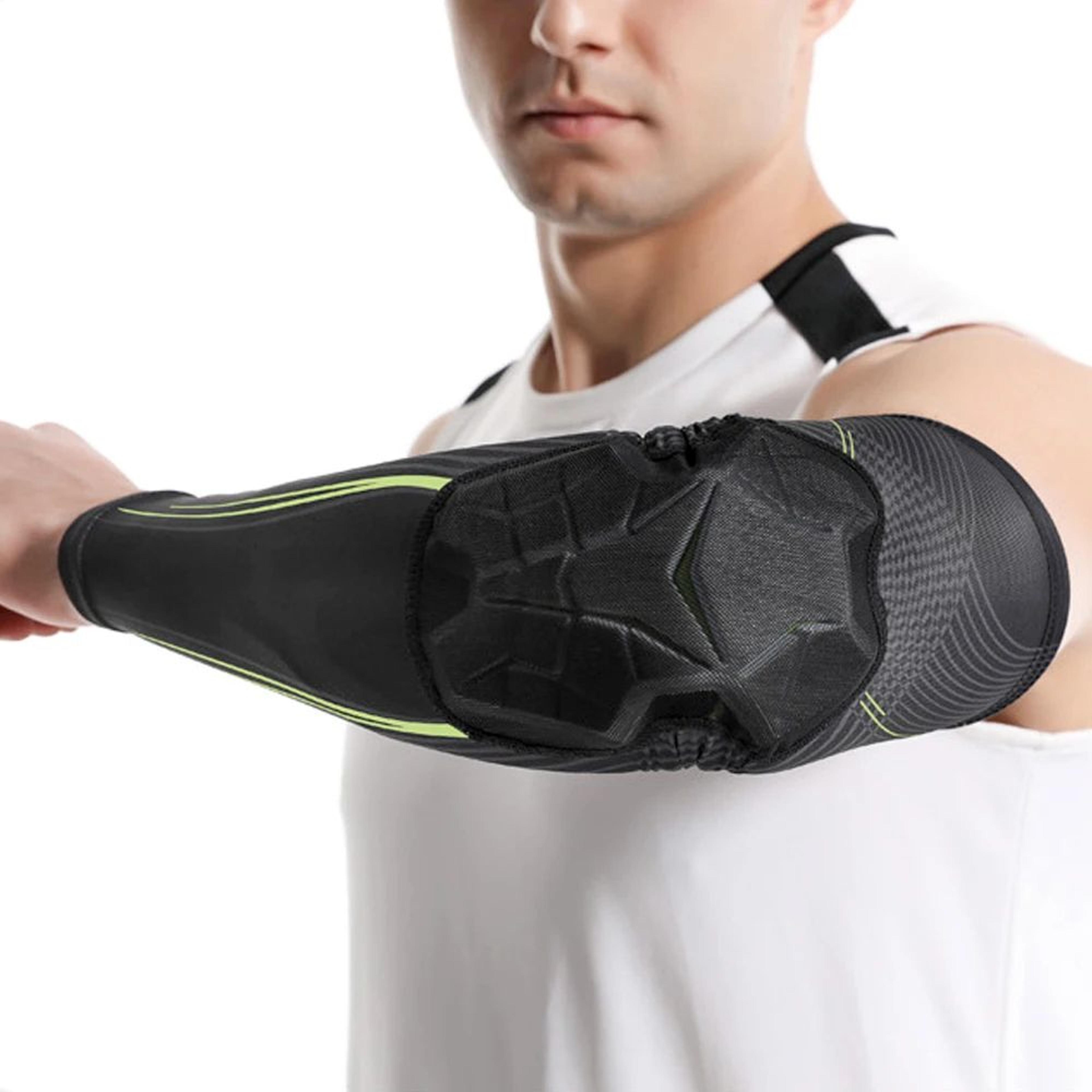 Padded Compression Elbow Sleeve For Basketball Volleyball Cycling And Sports 5
