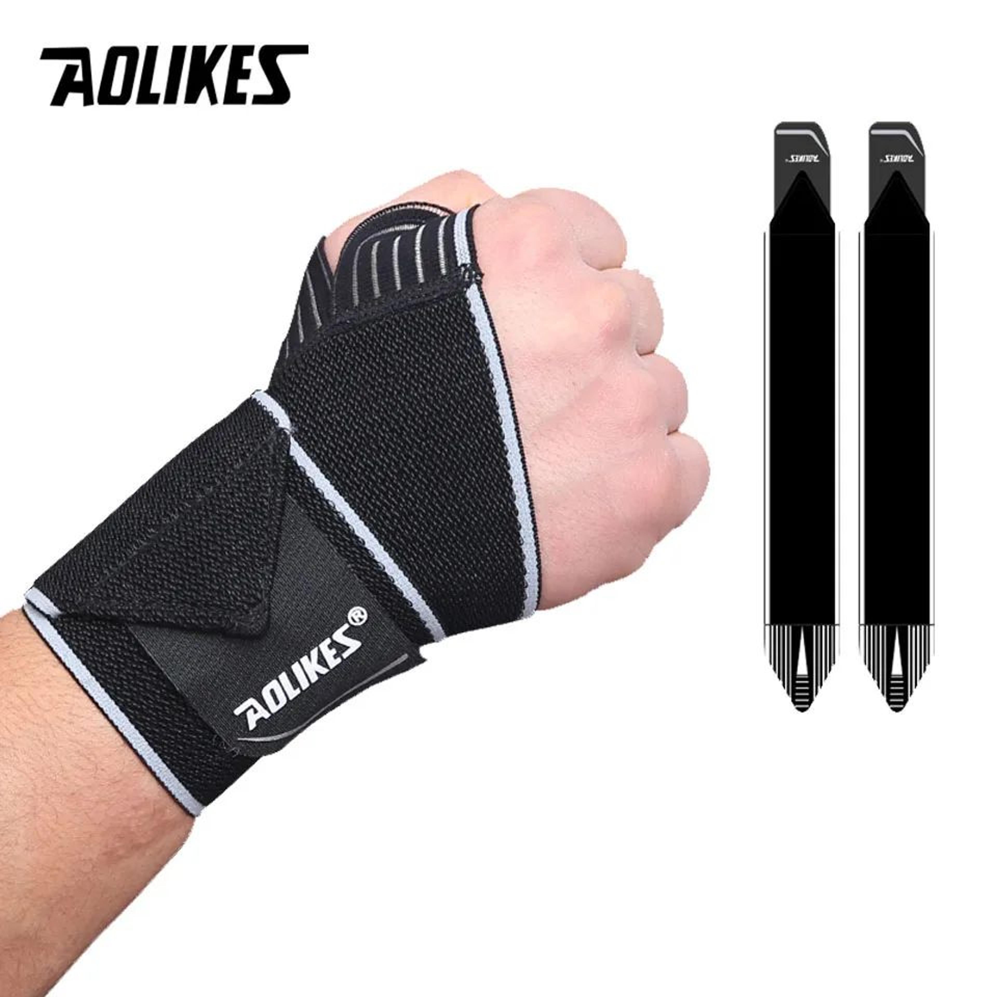 AOLIKES Wrist Brace With Thumb Support Adjustable Wrist Compression Straps For Weightlifting Gym An 7
