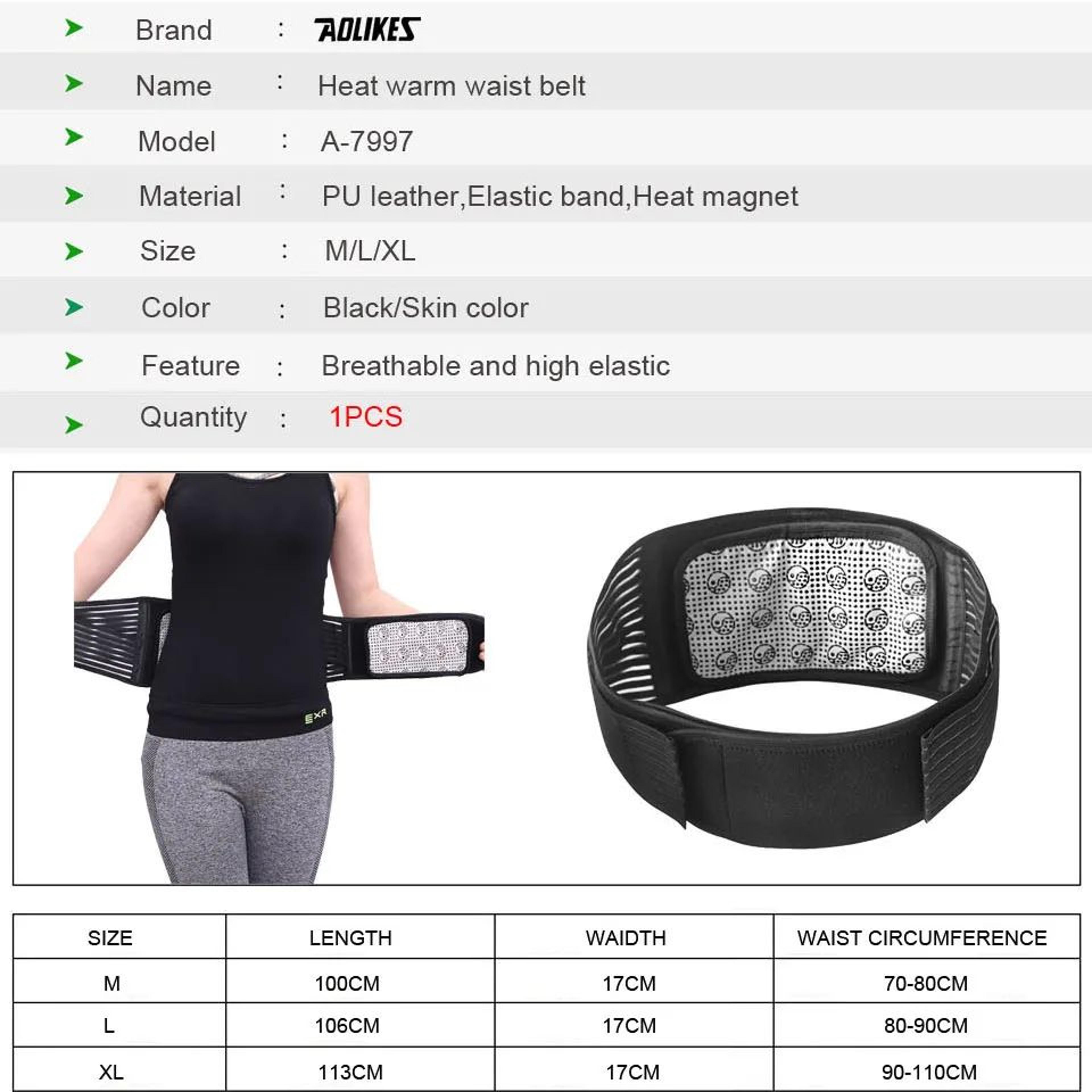 AOLIKES Lumbar Support Belt Adjustable Back Support Brace For Waist Stability And Everyday Comfort 3