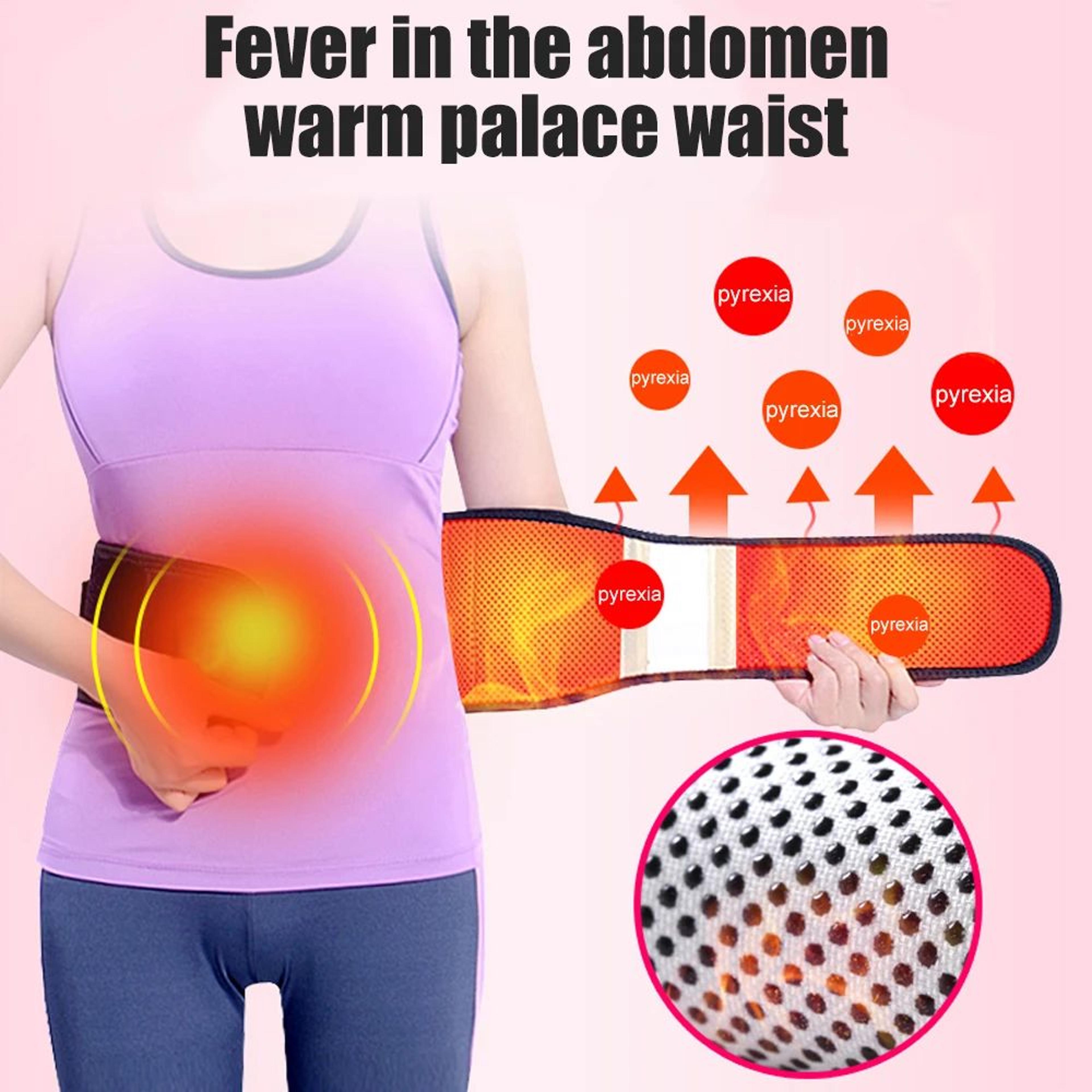 Heating Lumbar Support Belt Adjustable Heated Back Brace For Lower Back Comfort And Everyday Wear 4