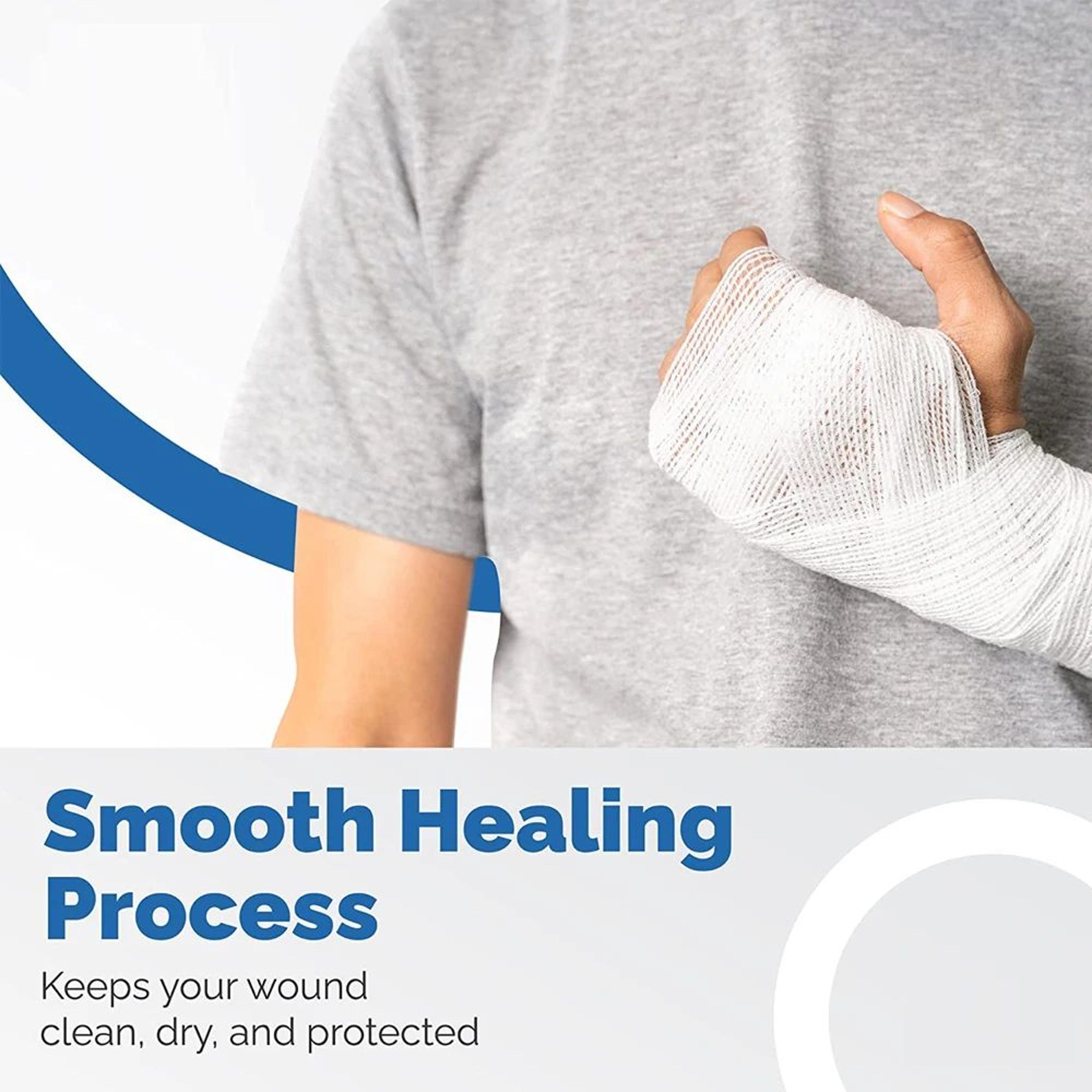 Gauze Bandage Rolls With Medical Tape 10 Pack Breathable Gauze Wrap For First Aid Wound Dressing An 5