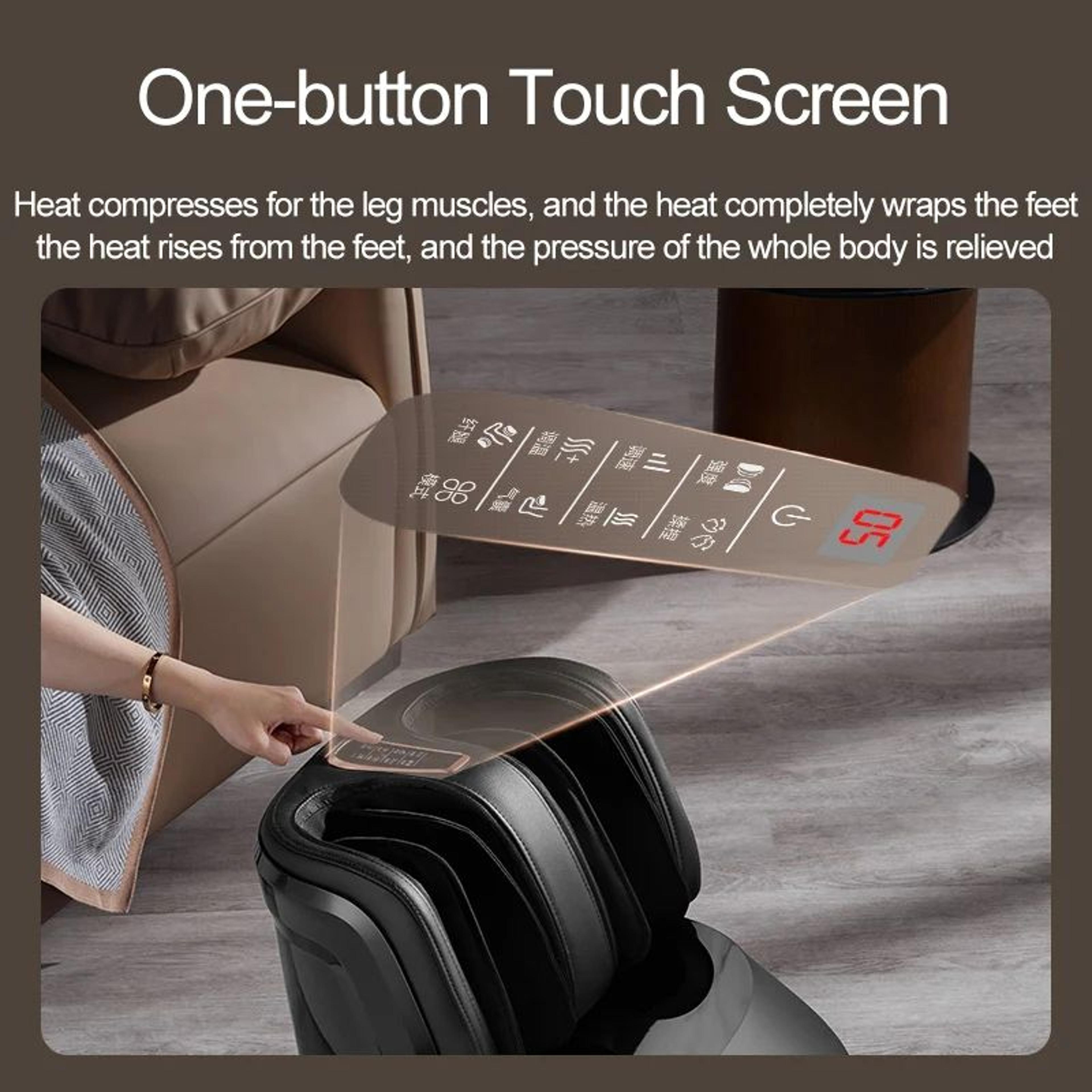 Electric Foot And Leg Massager With Heat Air Compression And Rolling Massage 3