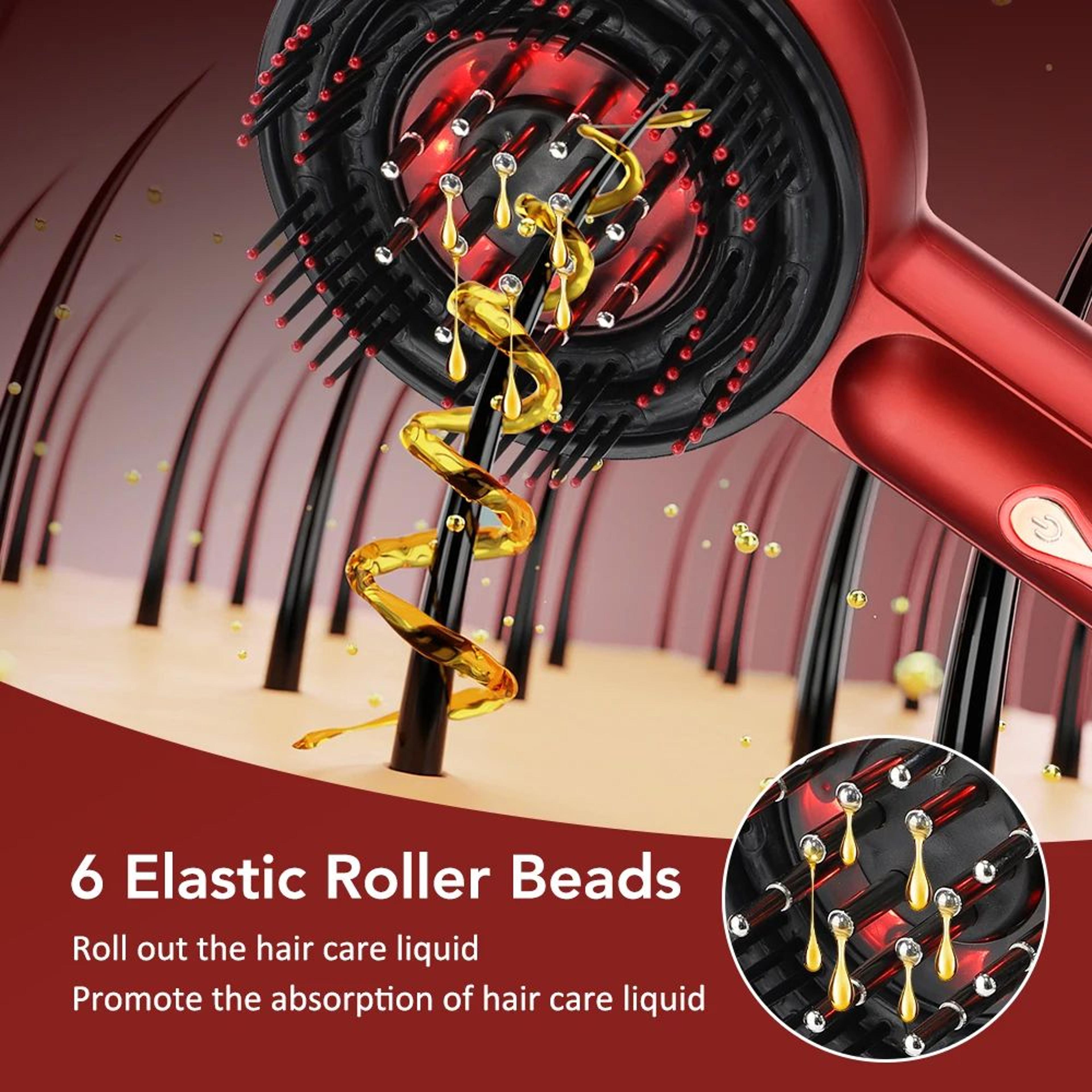 Electric Scalp Massage Comb With Red Light Hair Growth Therapy 5