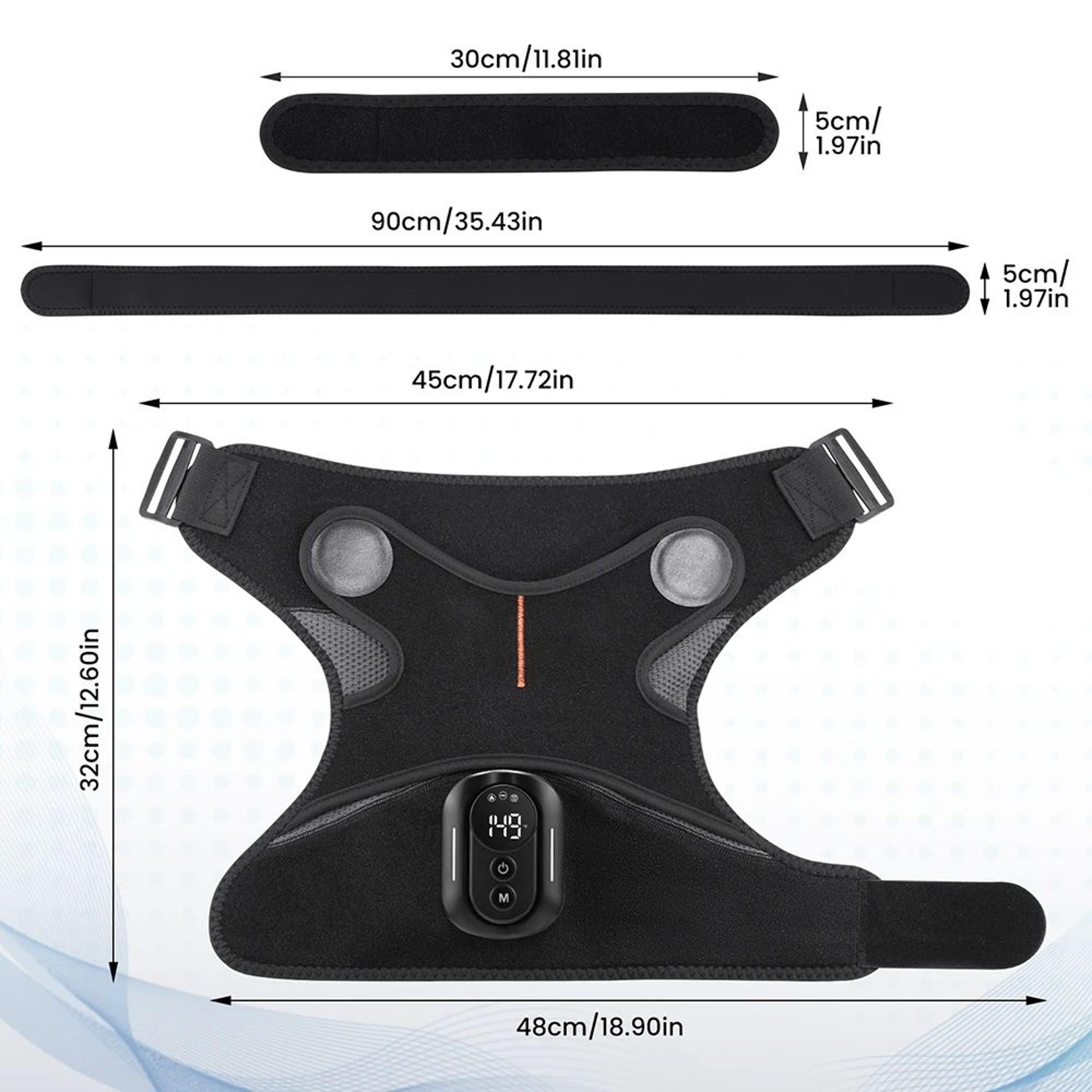 Electric Heated Shoulder Massager Wrap 5