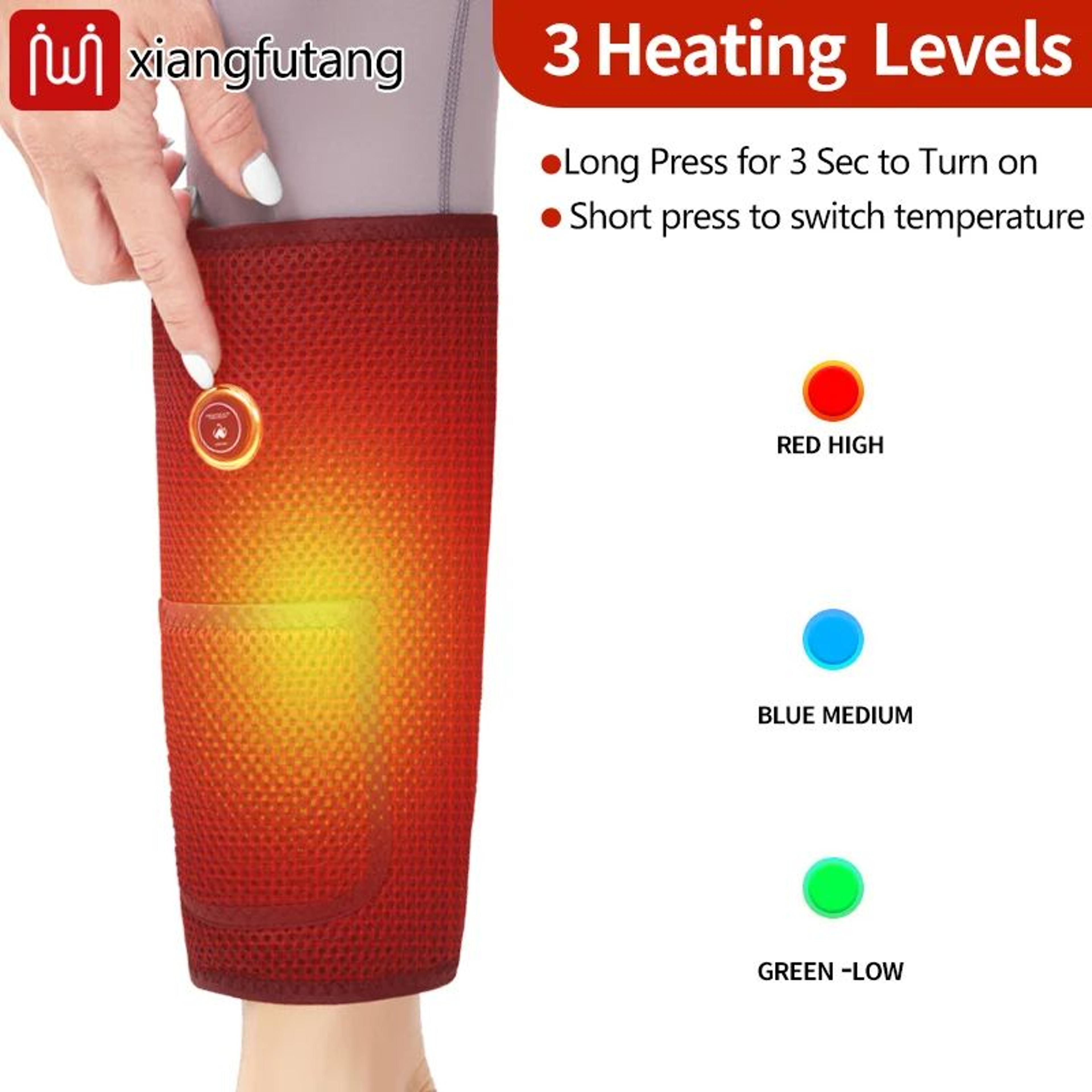 Electric Heated Calf Wrap With Vibration Massager 3