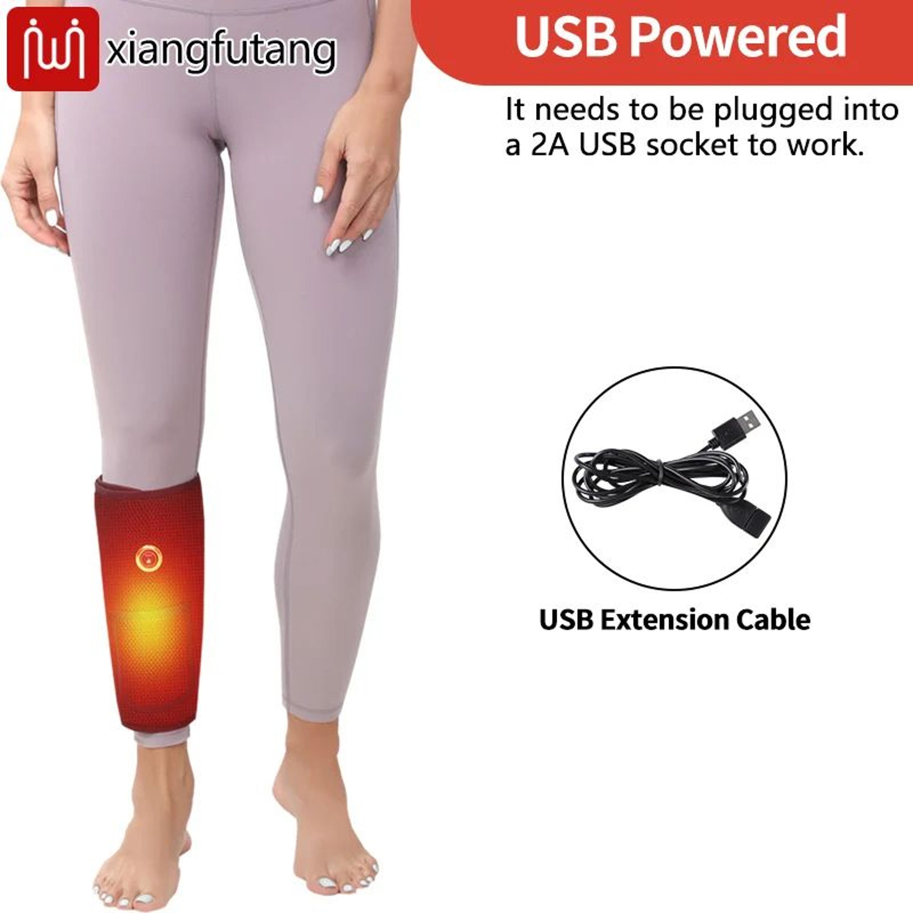 Electric Heated Calf Wrap With Vibration Massager 4