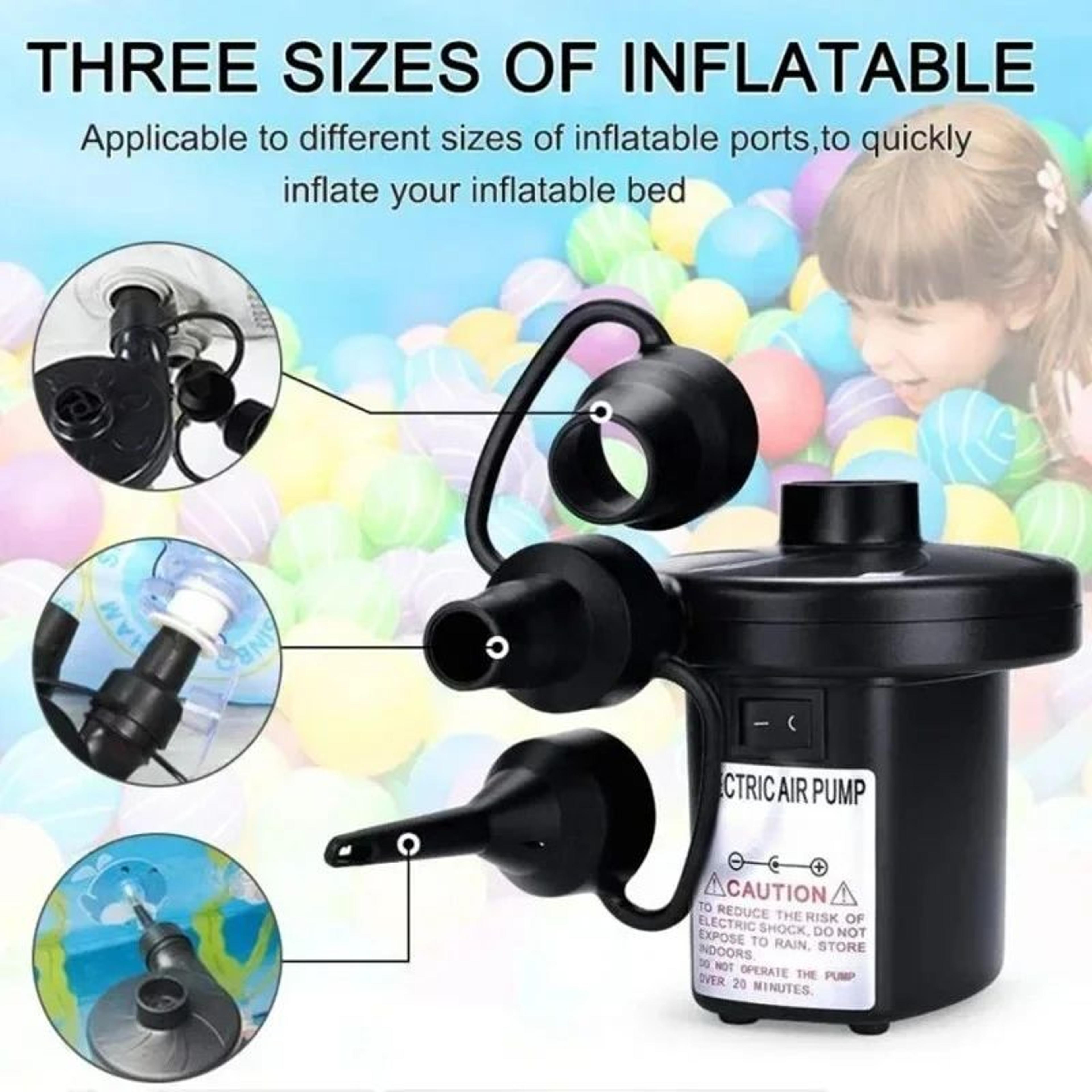 Portable Electric Air Pump Mini Inflator For Air Mattress Pool Floats And Camping Gear 5