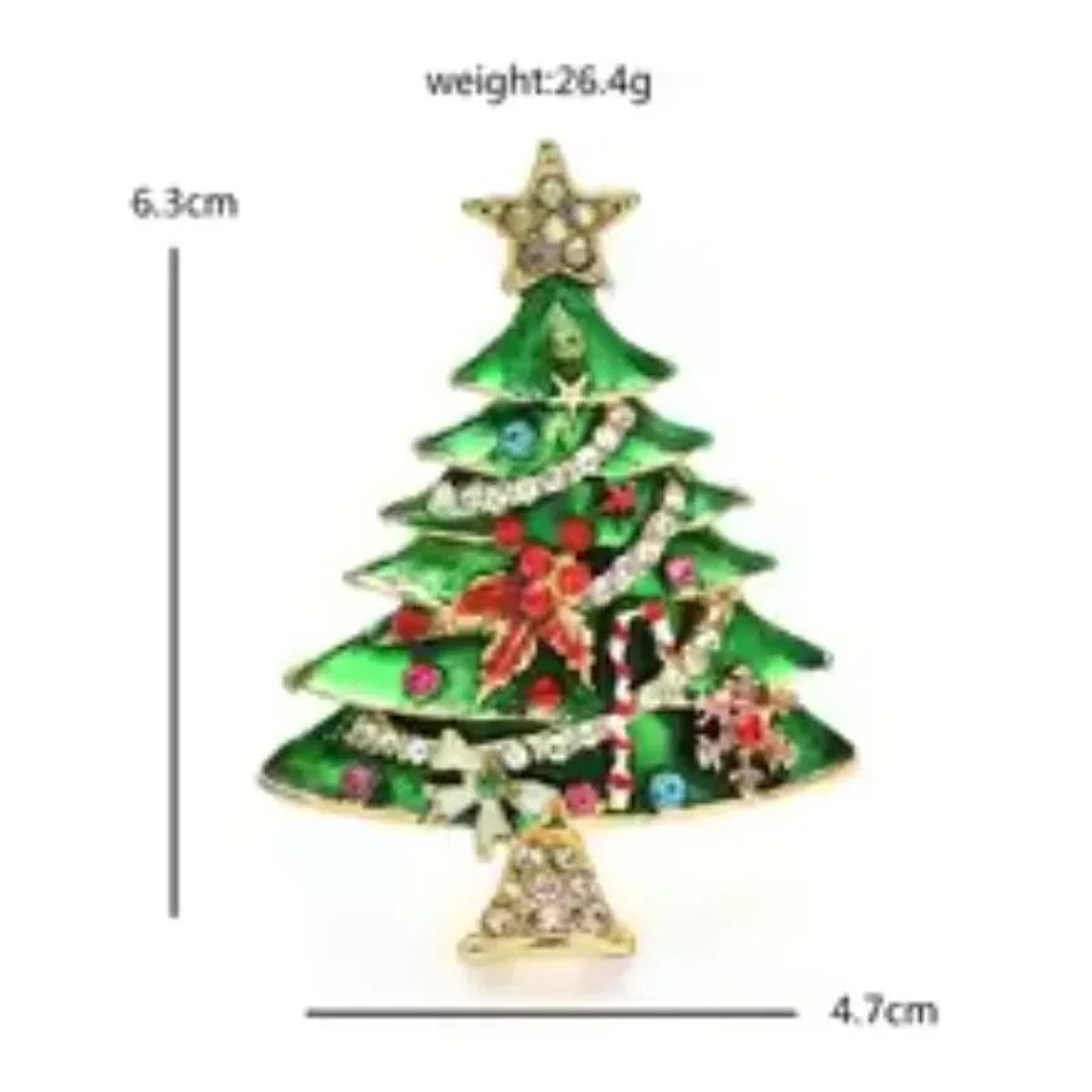 Christmas Tree Enamel Pin Brooch Holiday Lapel Pin Gift For Her And Him 1