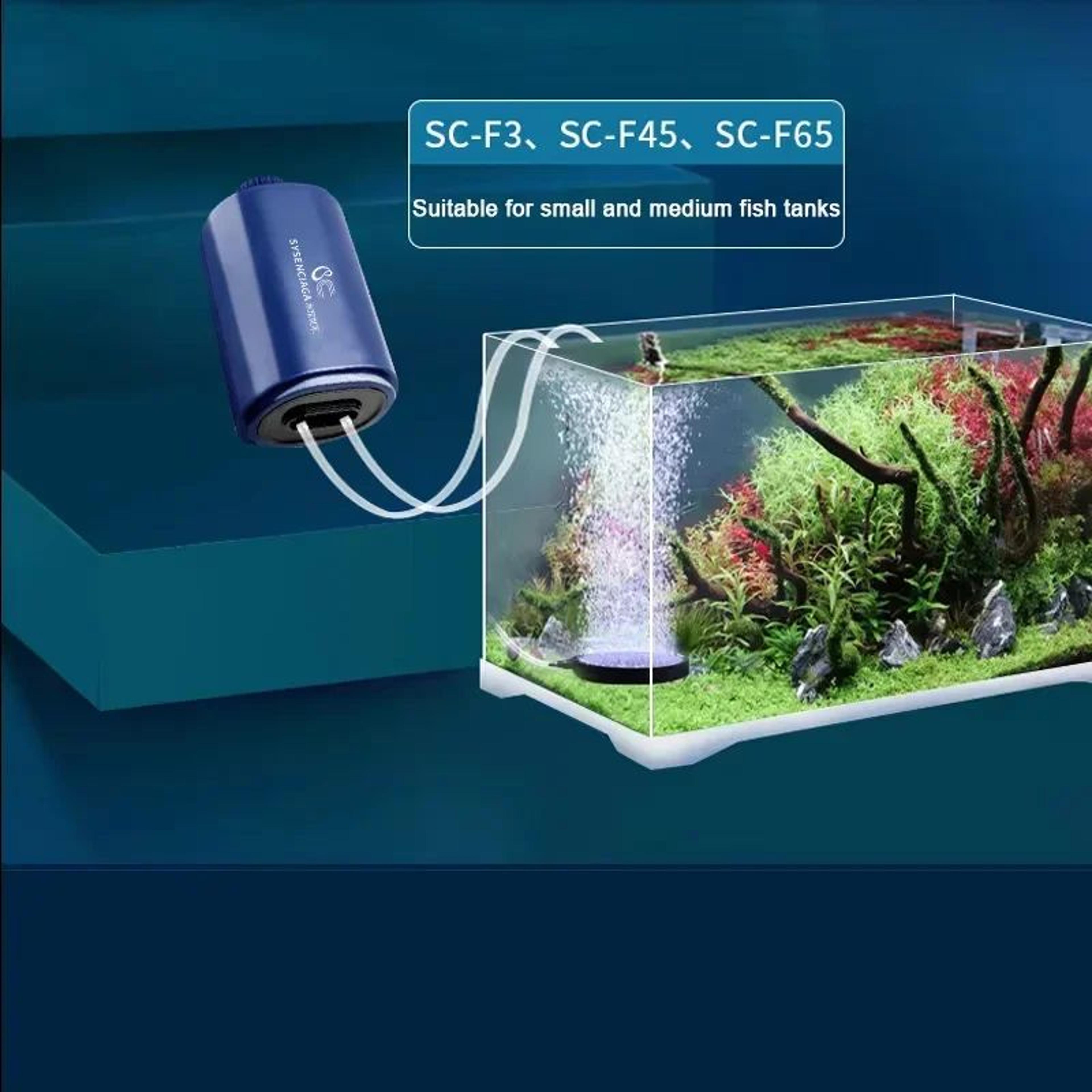 Adjustable Ultra Quiet Aquarium Air Pump Oxygen System For Fish Tanks 2