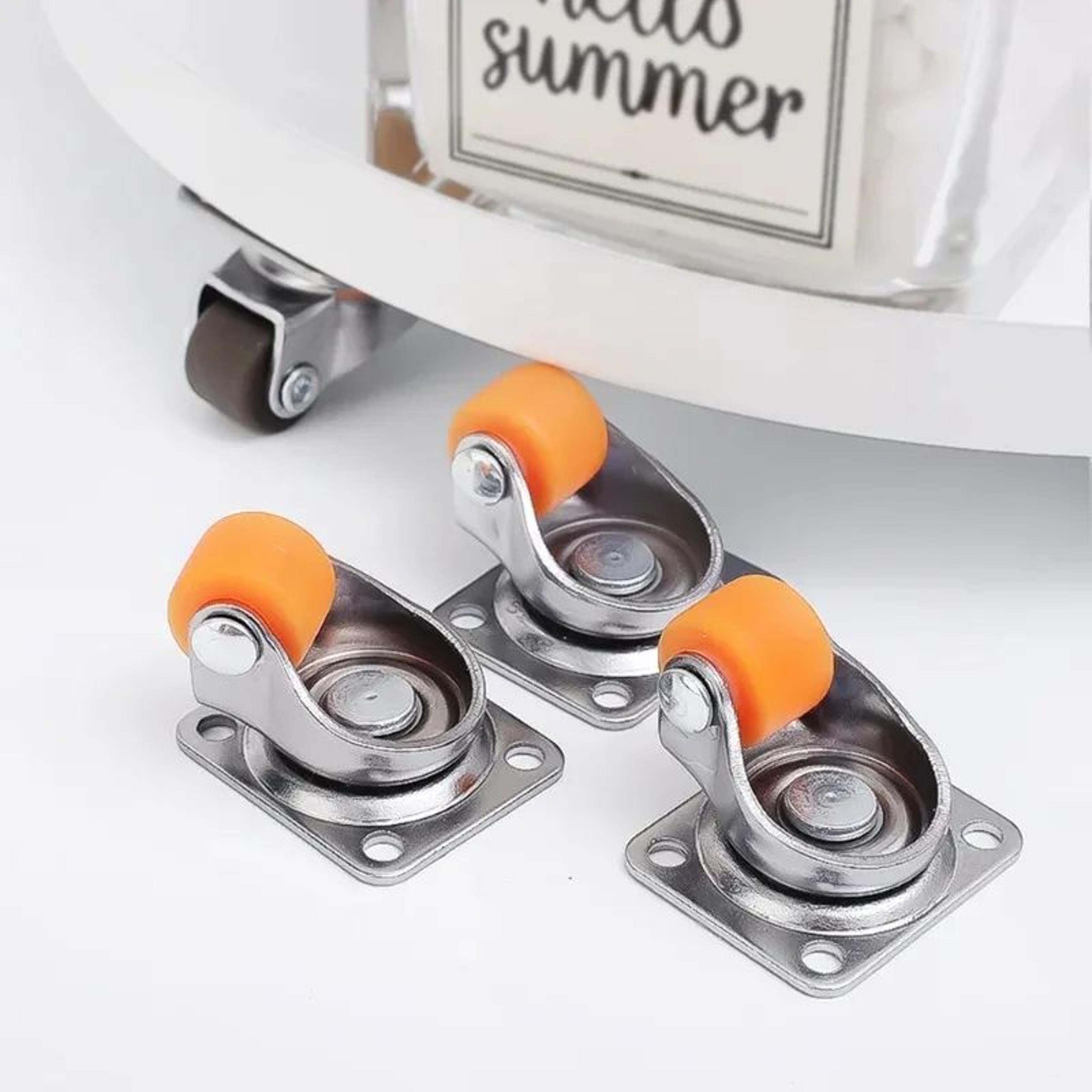 Heavy Duty Swivel Caster Wheels Silent Rubber Furniture Casters 1