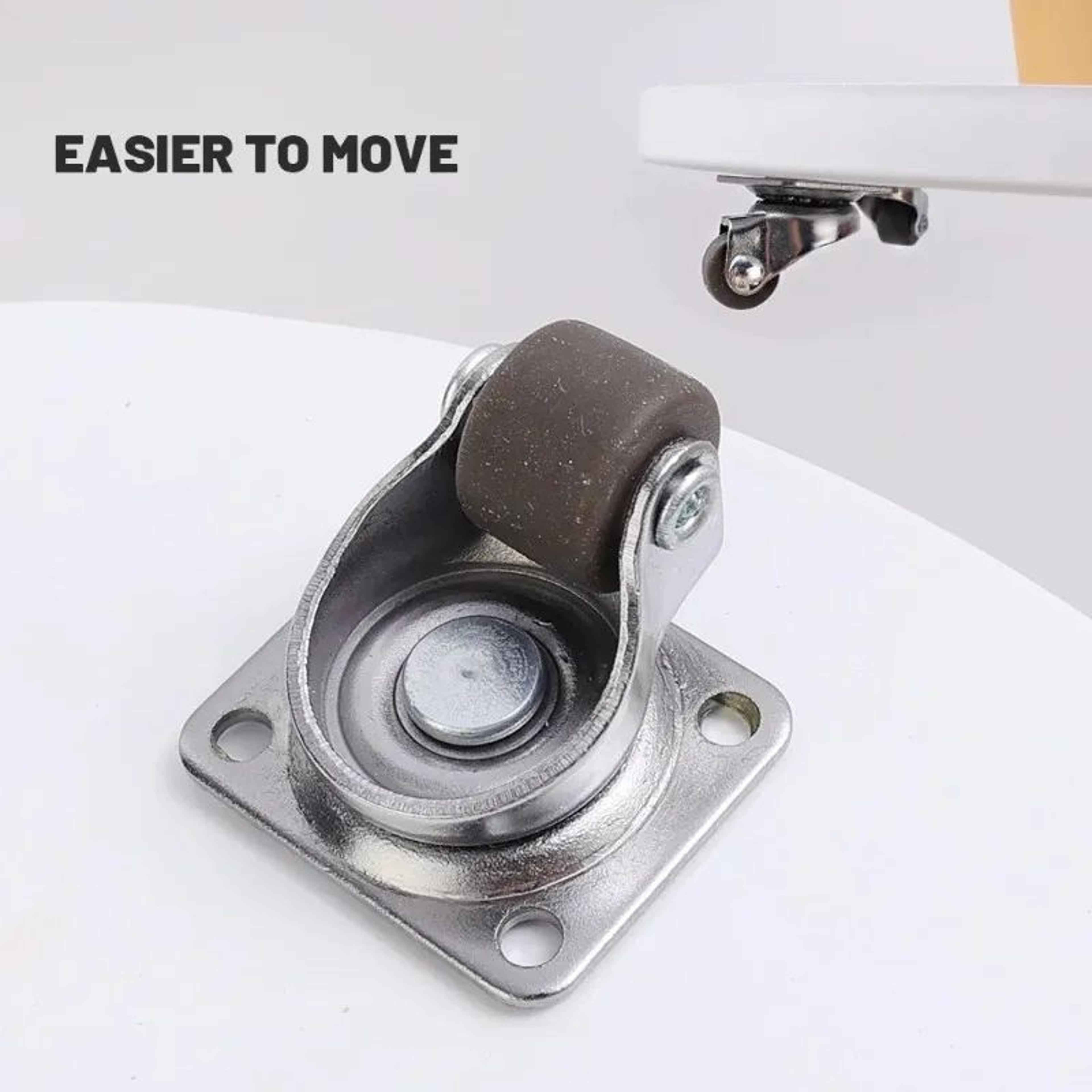Heavy Duty Swivel Caster Wheels Silent Rubber Furniture Casters 2