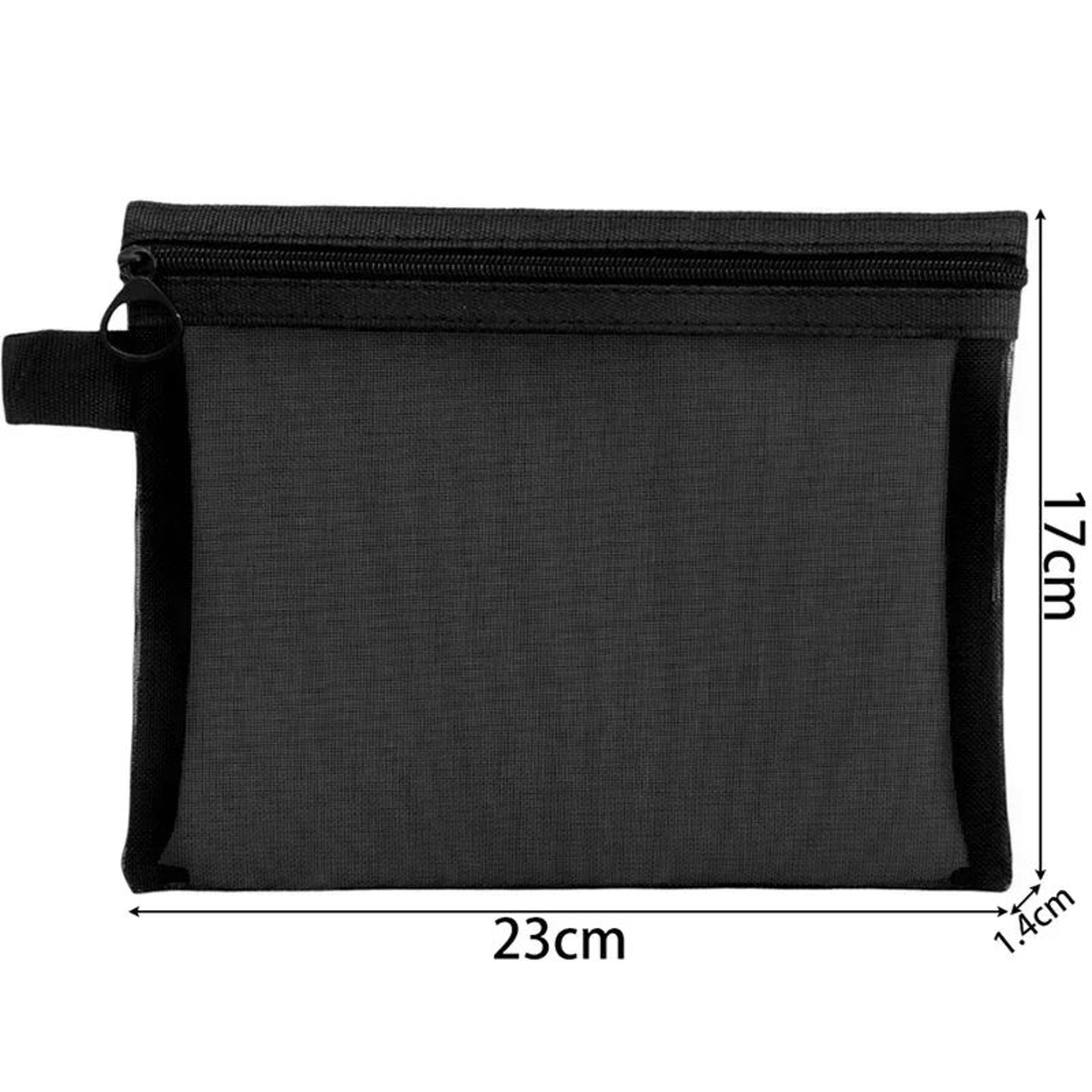 Mesh Zipper Cosmetic Storage Bag Travel Organizer Pouch 6