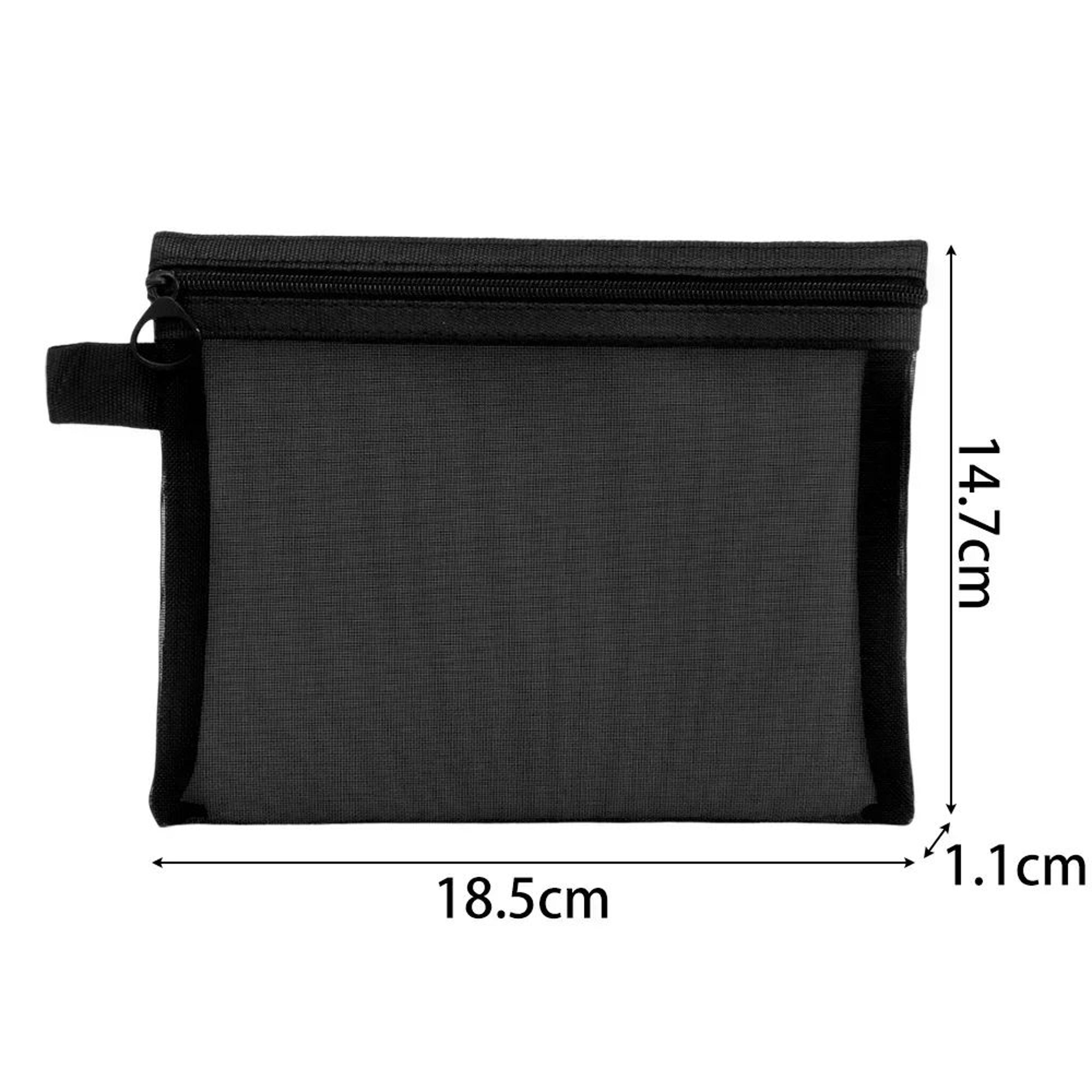 Mesh Zipper Cosmetic Storage Bag Travel Organizer Pouch 7