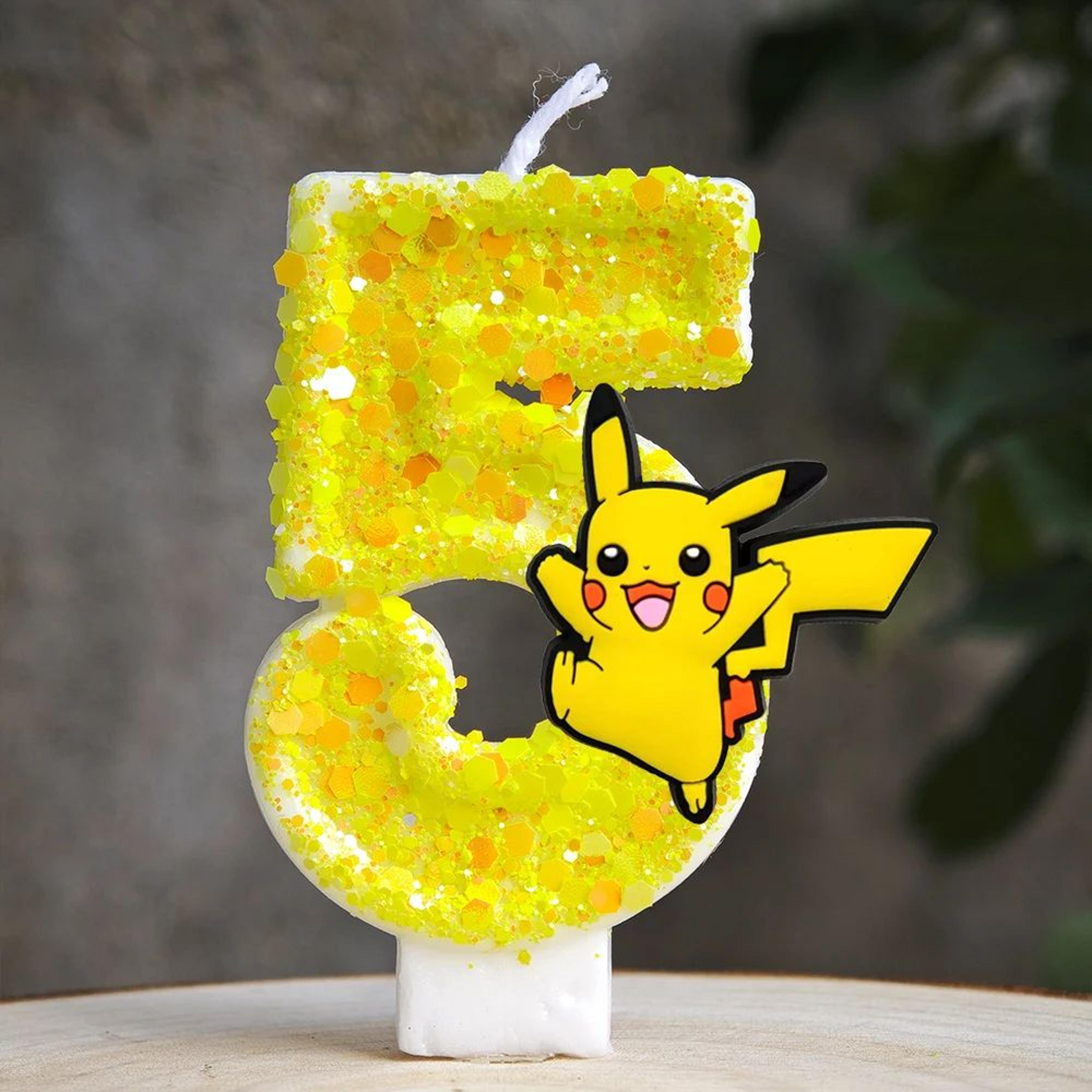 Pikachu Number Birthday Cake Candle 15