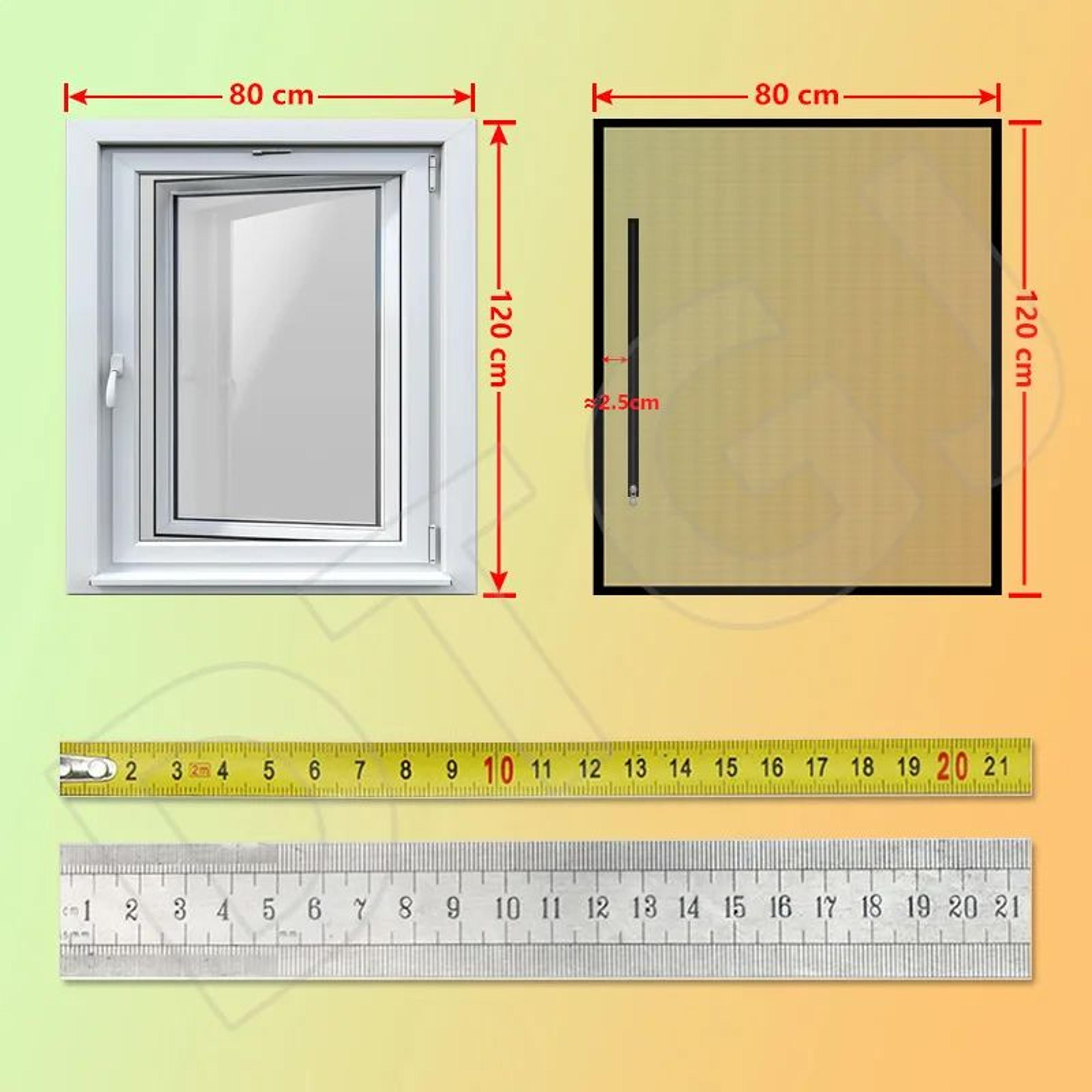 Custom Fit Zipper Mosquito Window Screen 1