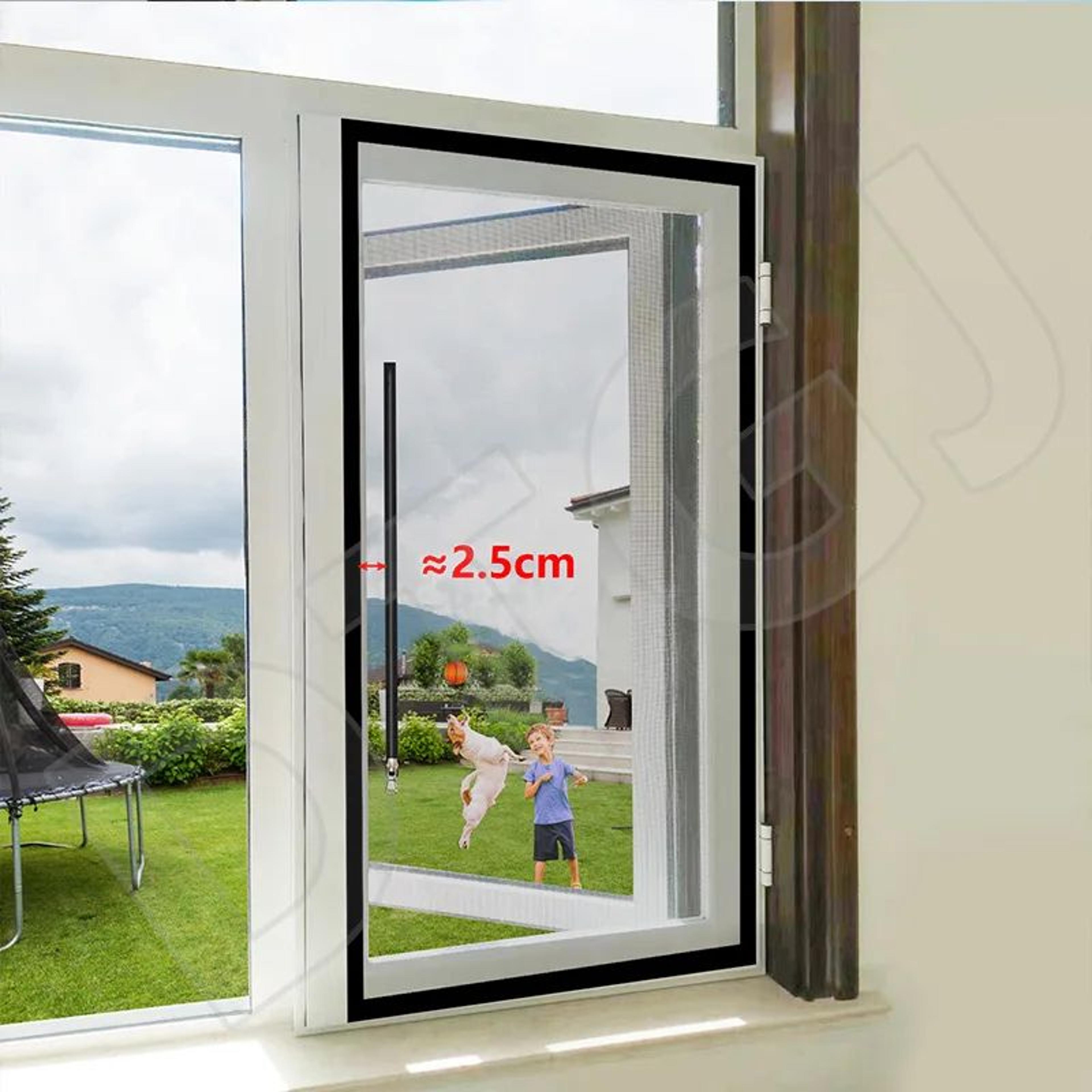 Custom Fit Zipper Mosquito Window Screen 2