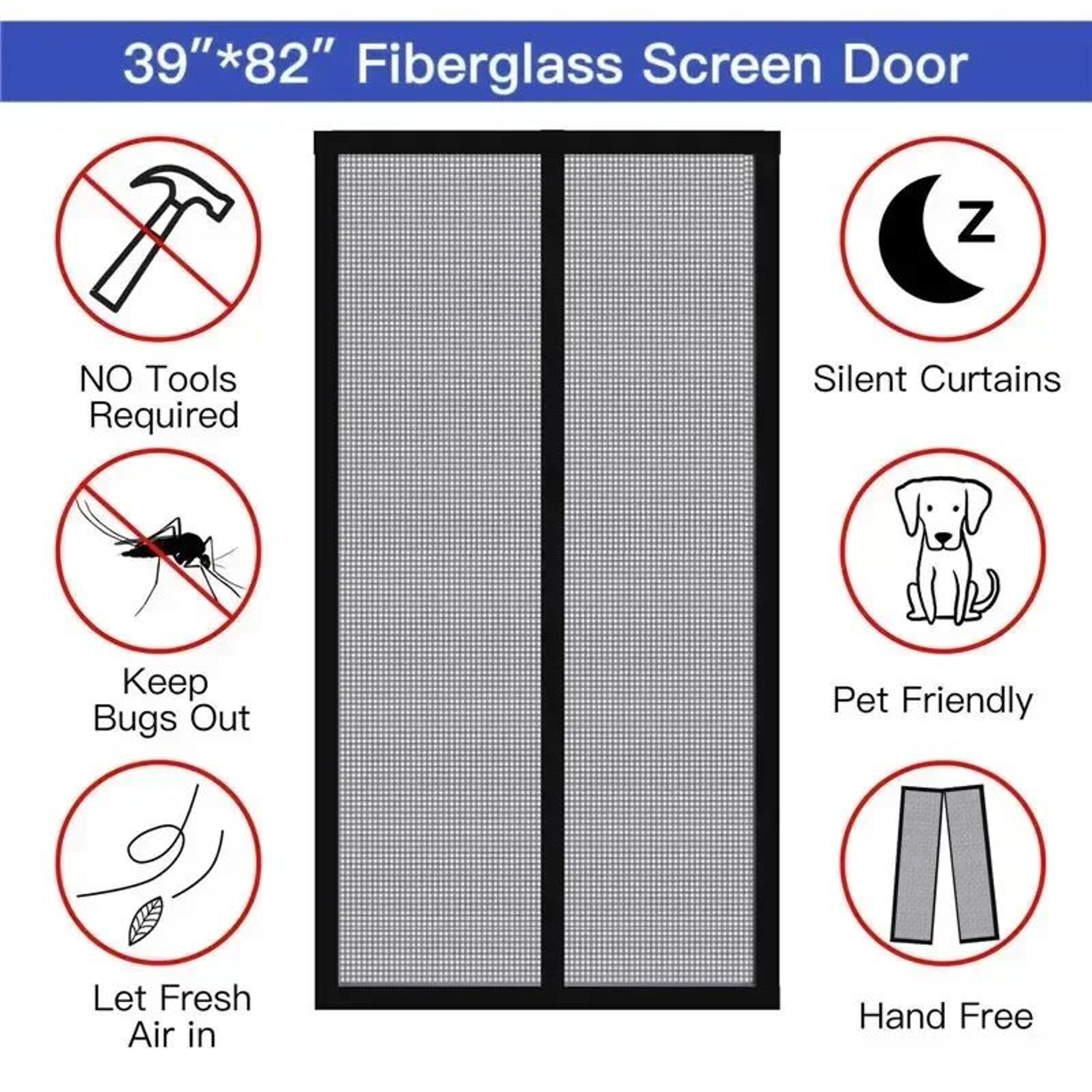 Magnetic Mosquito Window Screen Invisible Insect Mesh 2